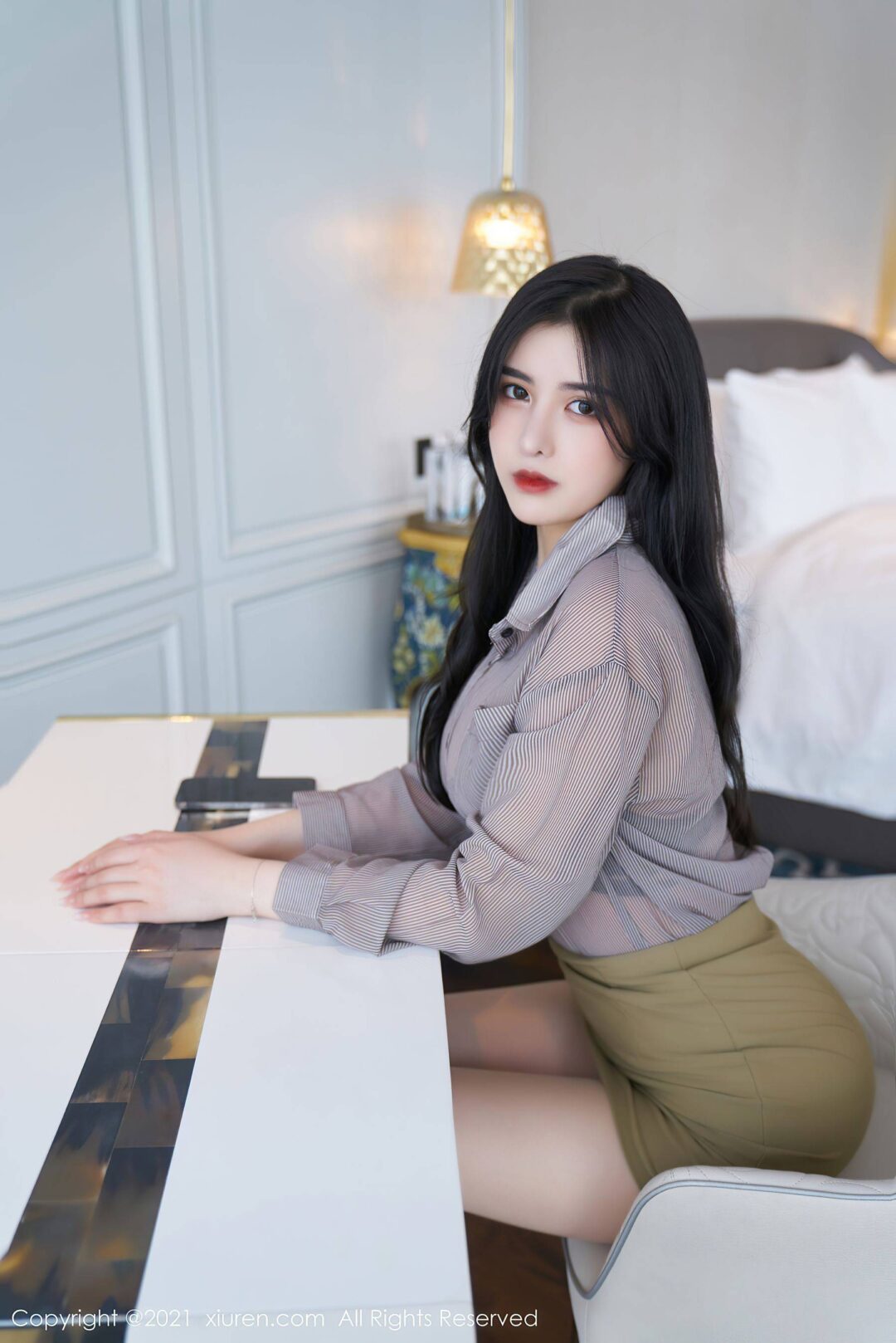 [秀人XiuRen] No.3964 韩静安Xiuren秀人写真高清美女套图写真下载-看套图看套图