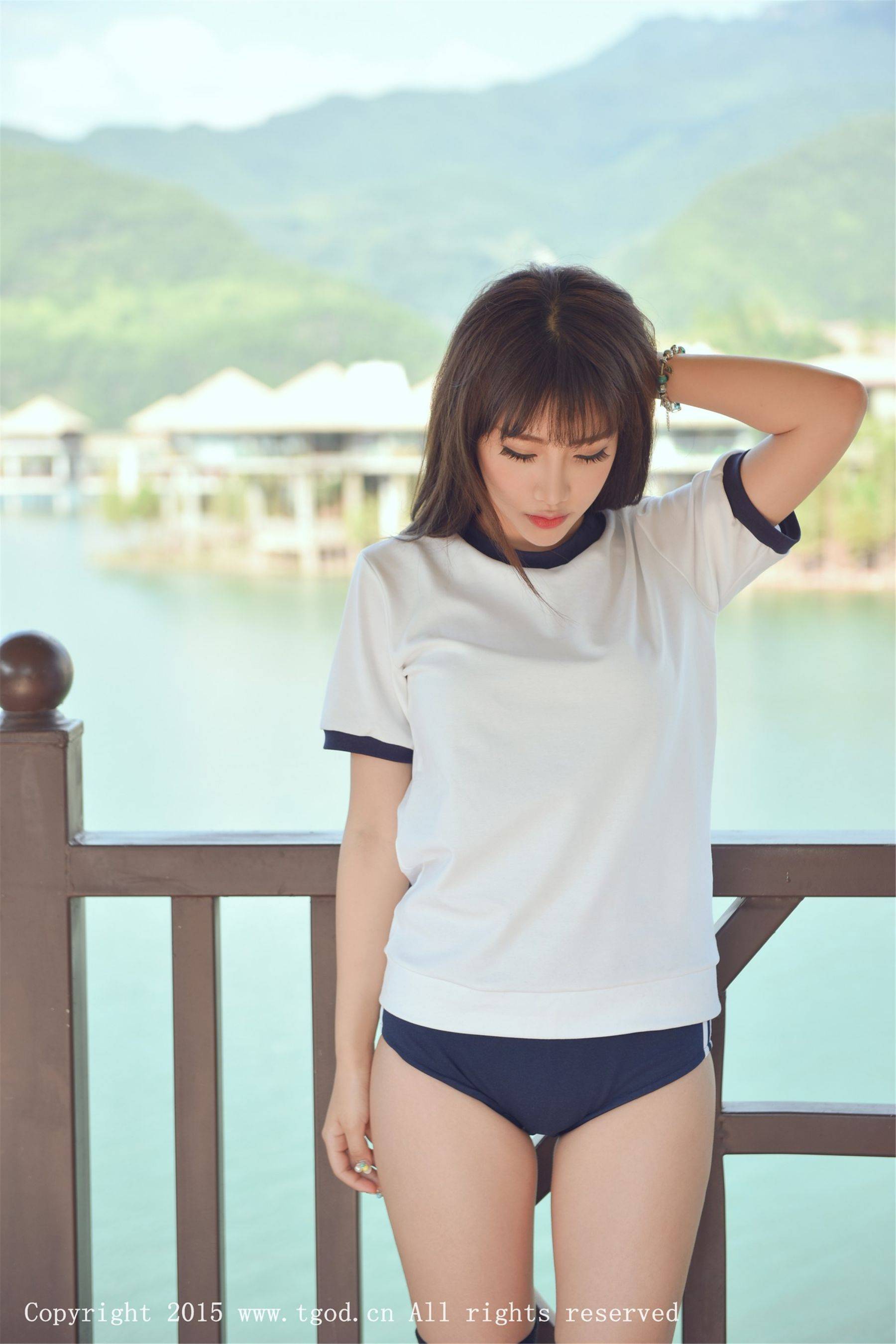 Akiki朱若慕《云曼旅拍》体操服、死库水系列 [TGOD推女神]Xiuren秀人写真高清美女套图写真下载-看套图看套图
