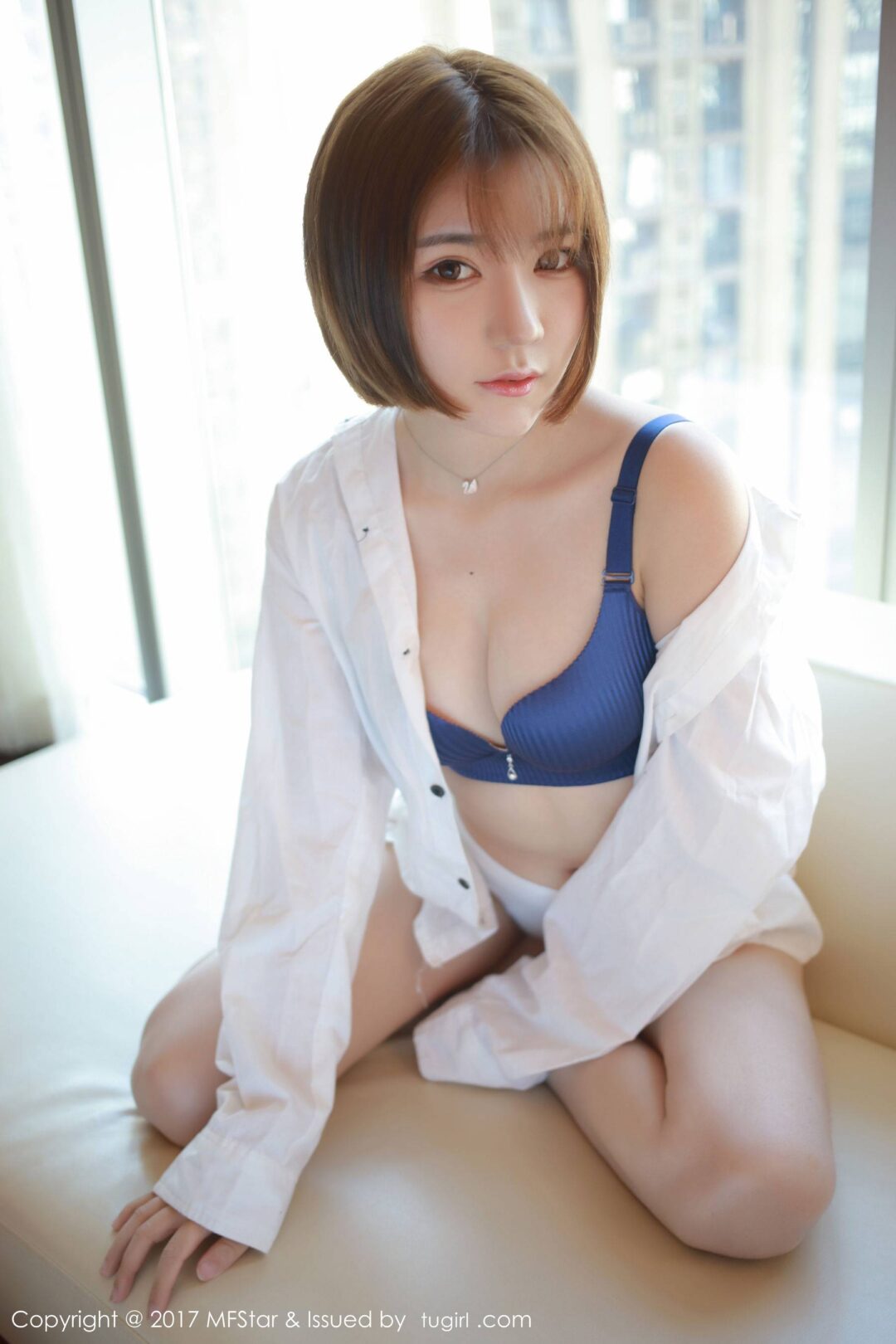 冷不丁《性感衬衫与蕾丝诱惑》 [模范学院MFStar] Vol.089Xiuren秀人写真高清美女套图写真下载-看套图看套图