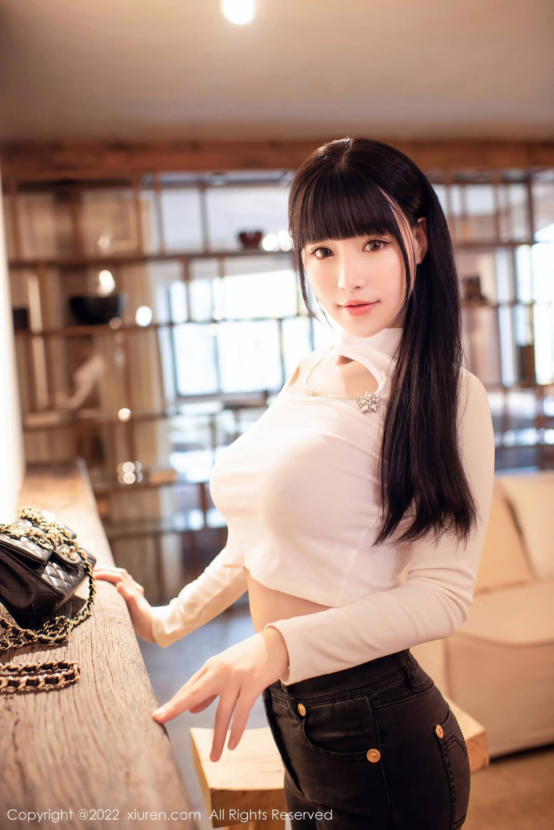 [XiuRen秀人网] No.4548 朱可儿Flora 性感黑丝浴室湿身Xiuren秀人写真高清美女套图写真下载-看套图看套图