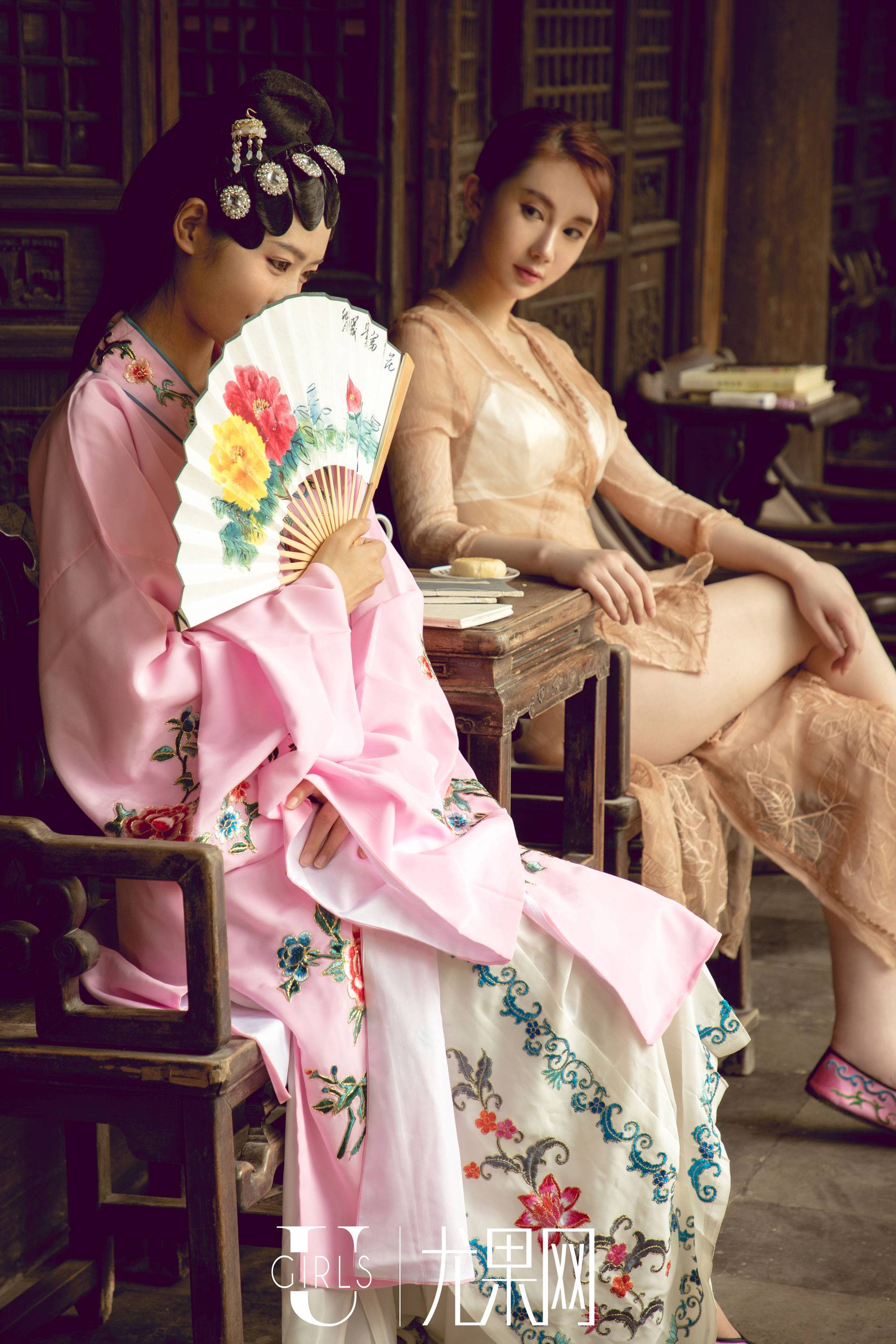 [尤果Ugirls] T037 苏小曼&方子萱 白月光Xiuren秀人写真高清美女套图写真下载-看套图看套图