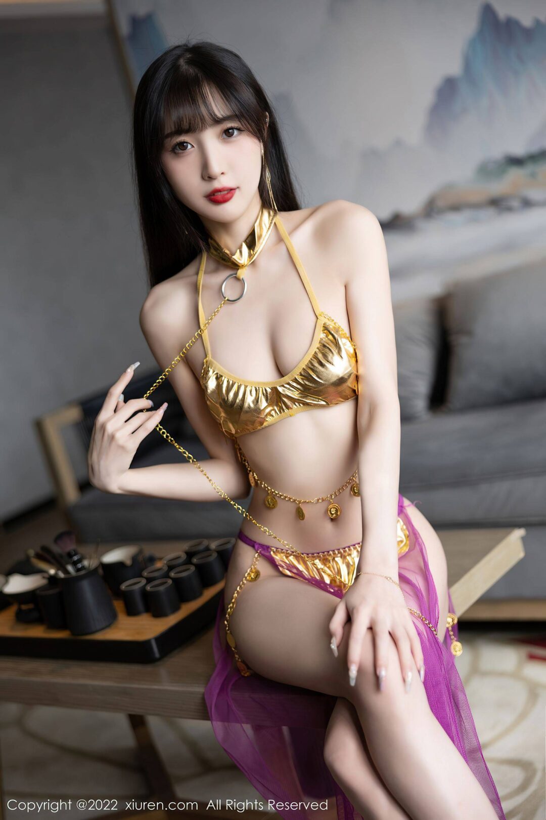 [XiuRen秀人网] No.5901 林星阑 比基尼美腿Xiuren秀人写真高清美女套图写真下载-看套图看套图