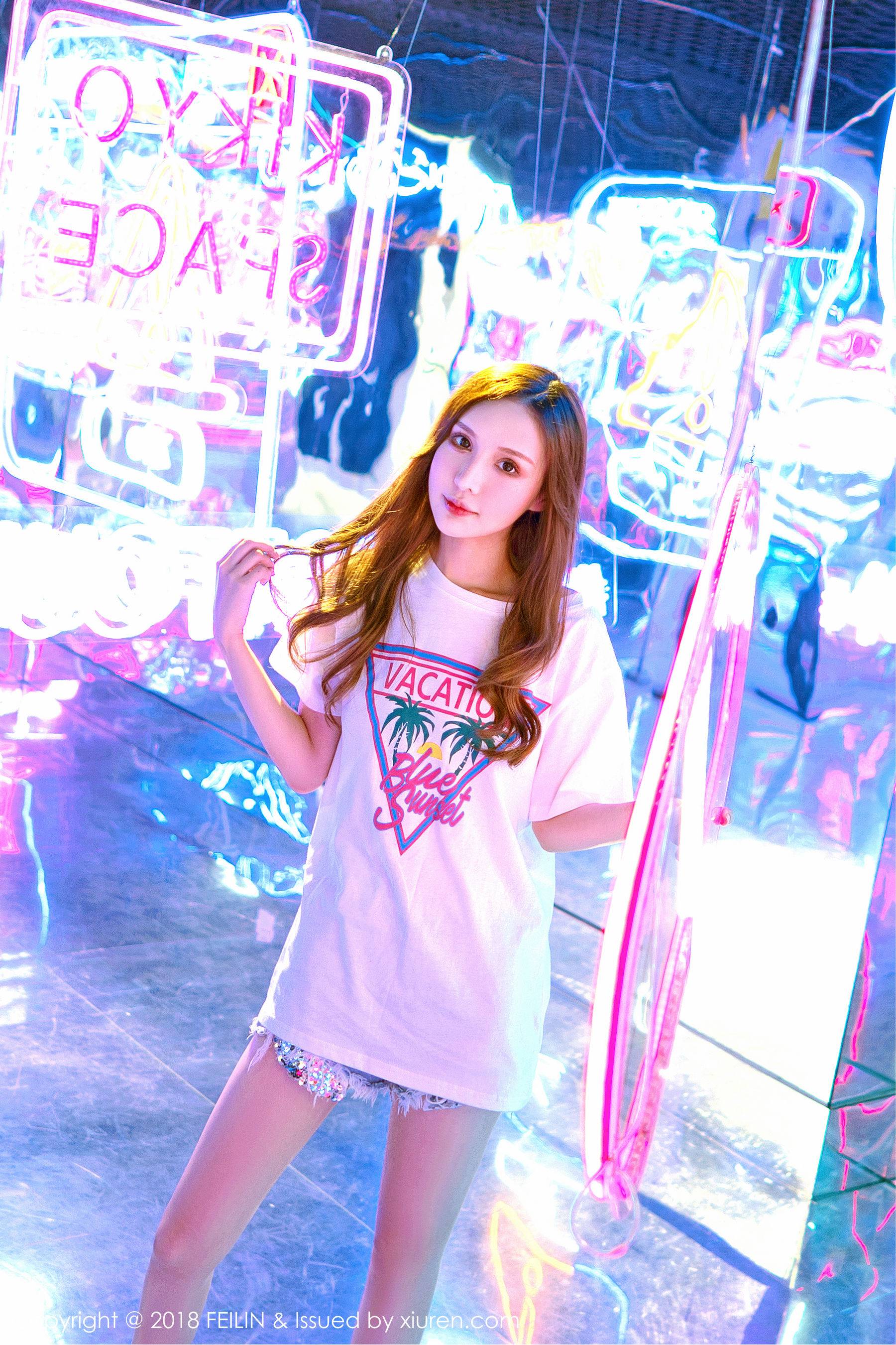 [嗲囡囡FEILIN] VOL.170 柠柠_mikaXiuren秀人写真高清美女套图写真下载-看套图看套图