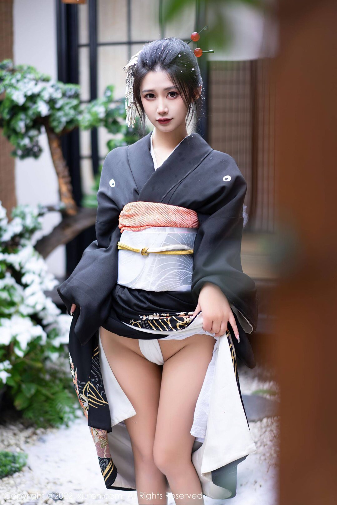 [XiuRen秀人网] No.5932 laura阿姣 和服美腿Xiuren秀人写真高清美女套图写真下载-看套图看套图