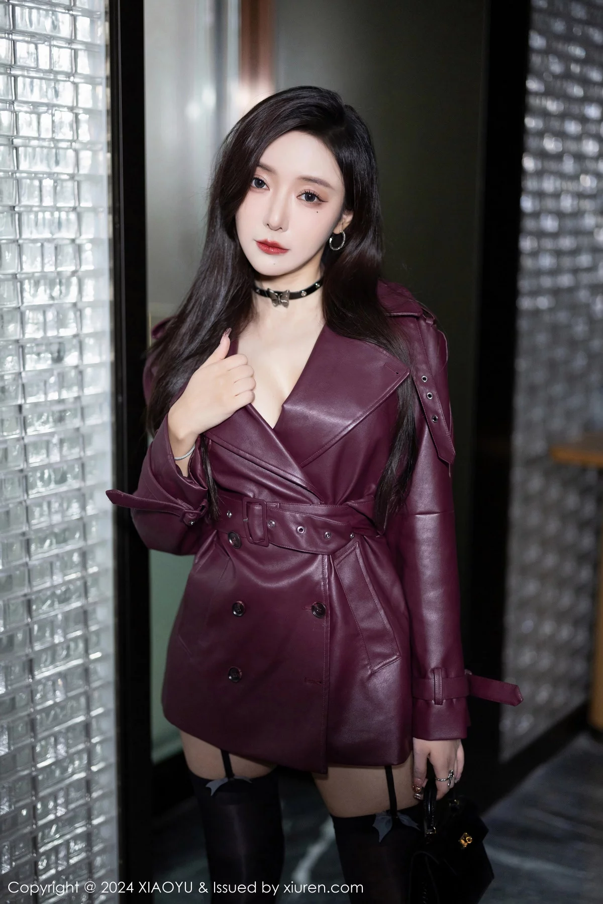 [XiaoYu画语界]Vol.1177_女神王馨瑶yanni暗红皮衣露黑色蕾丝情趣服秀曼妙身姿诱惑写真83PXiuren秀人写真高清美女套图写真下载-看套图看套图