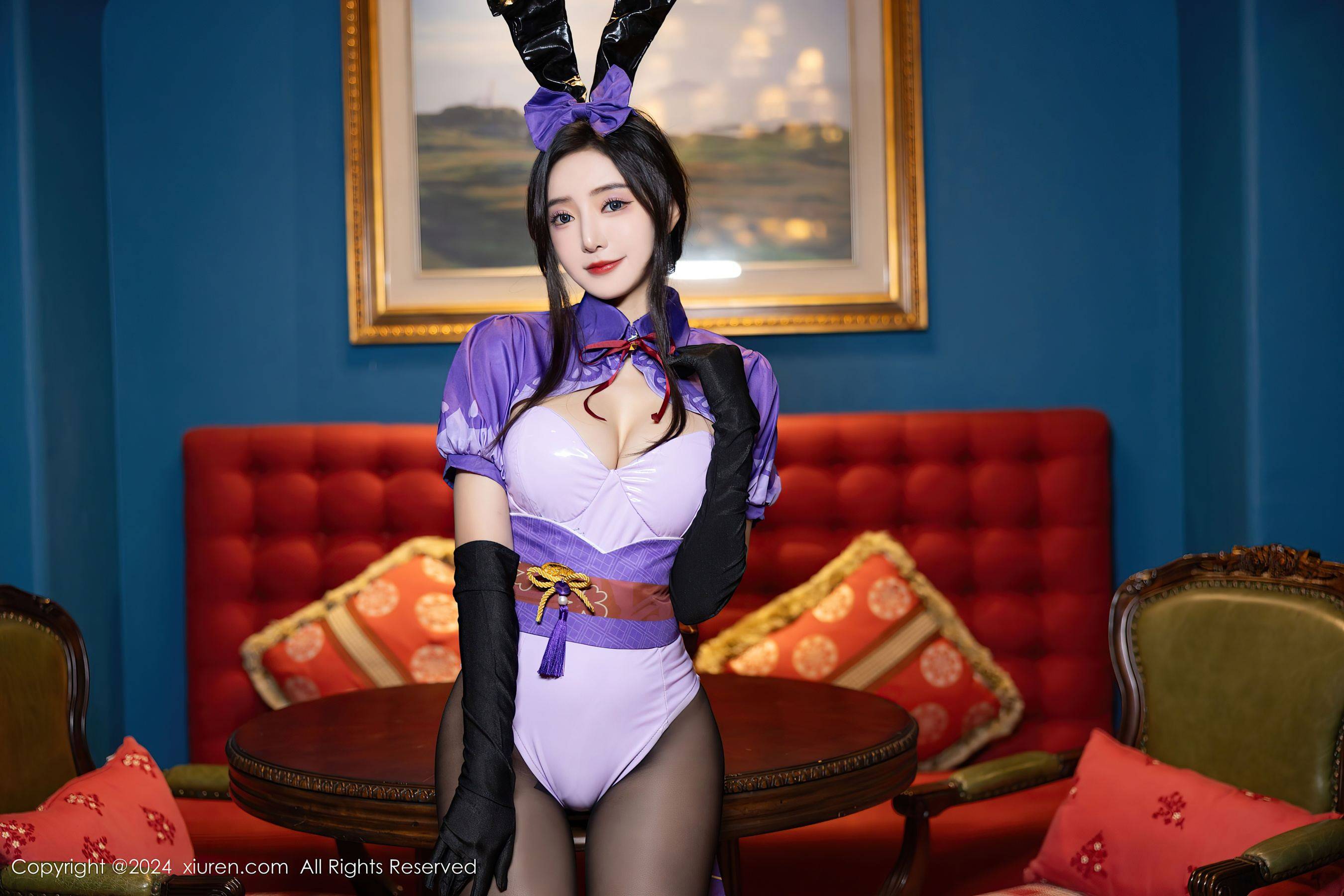 [XiuRen秀人网] No.8562 王馨瑶yanni 黑丝美腿Xiuren秀人写真高清美女套图写真下载-看套图看套图