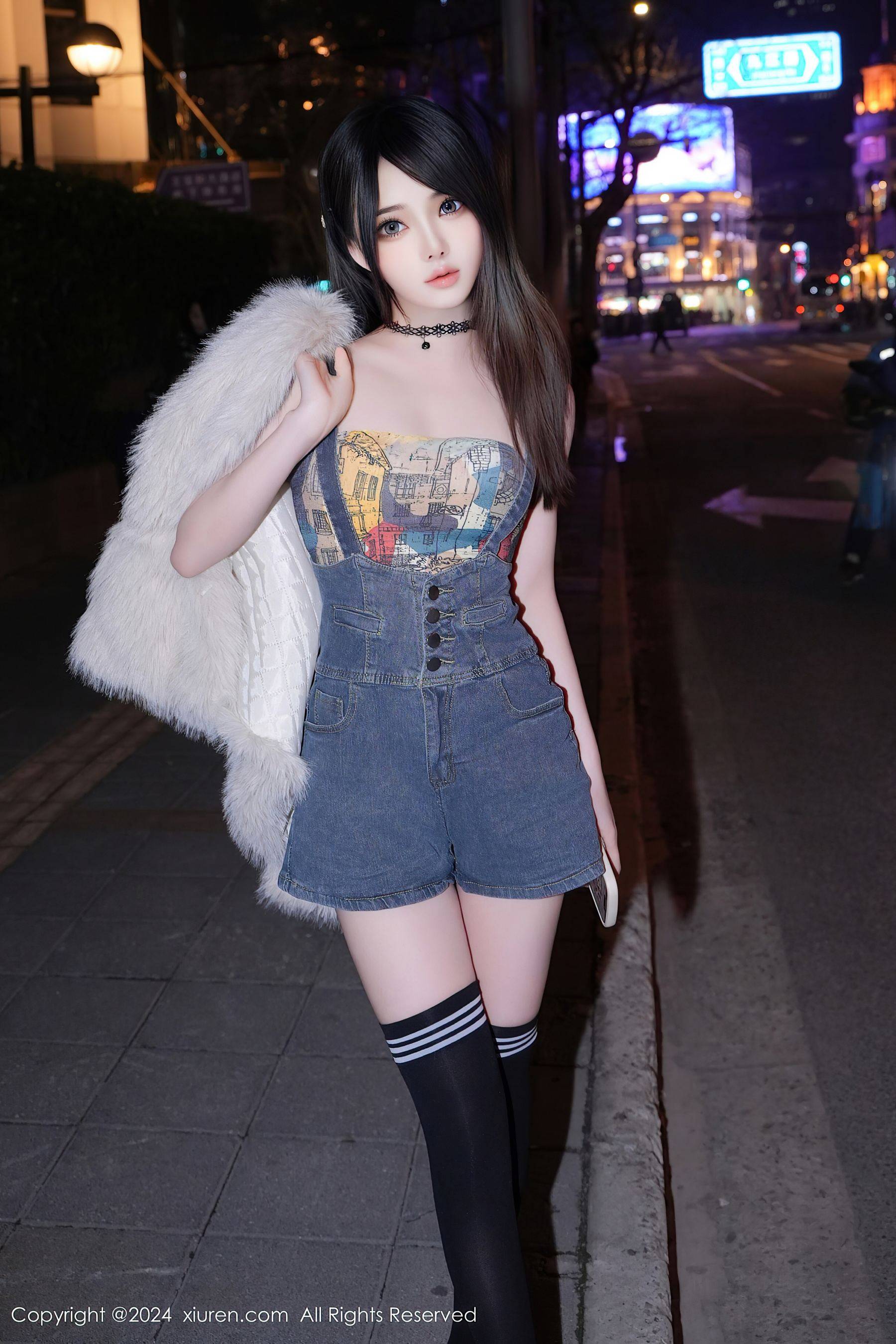 [XiuRen秀人网] No.8508 林月月 黑丝美腿Xiuren秀人写真高清美女套图写真下载-看套图看套图