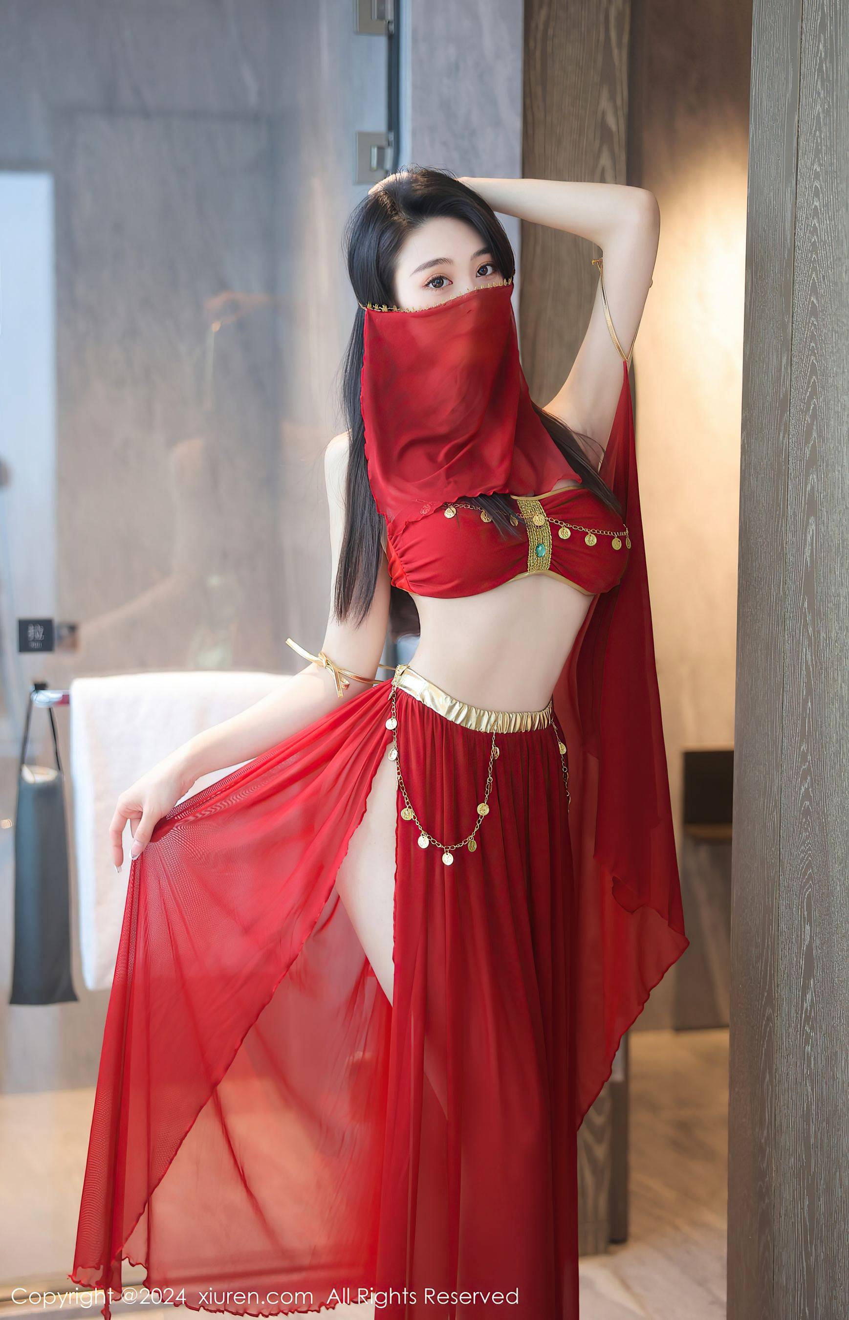 [XiuRen秀人网] No.8420 清妙 长裙美腿Xiuren秀人写真高清美女套图写真下载-看套图看套图