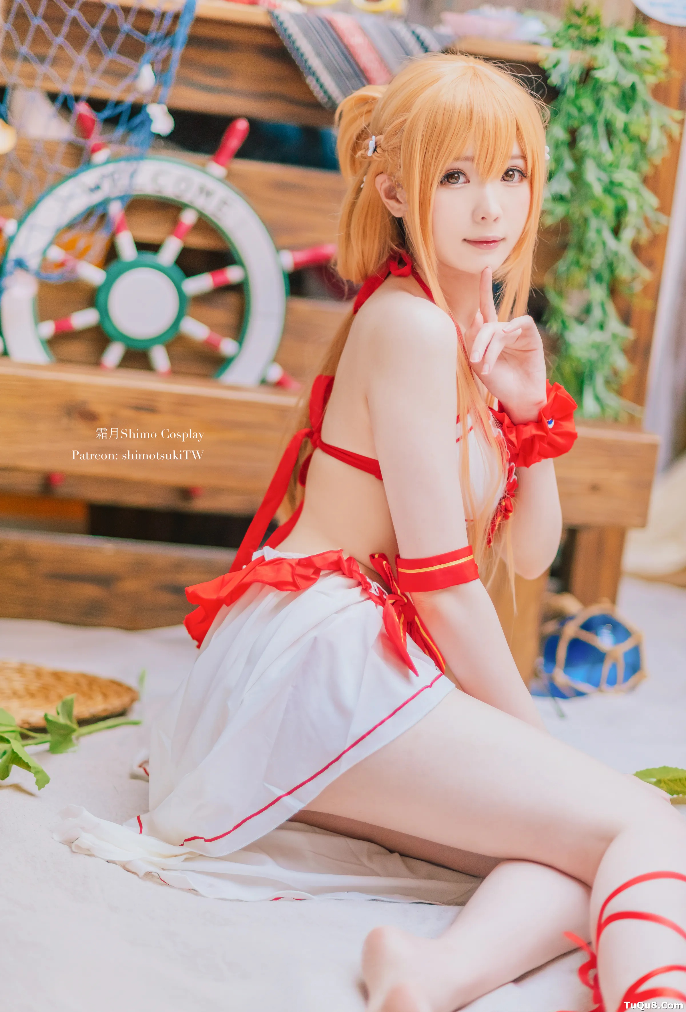 Coser美女_霜月shimo_No.026 &ndash; Asuna泳装 主题写真 [20P]Xiuren秀人写真高清美女套图写真下载-看套图看套图