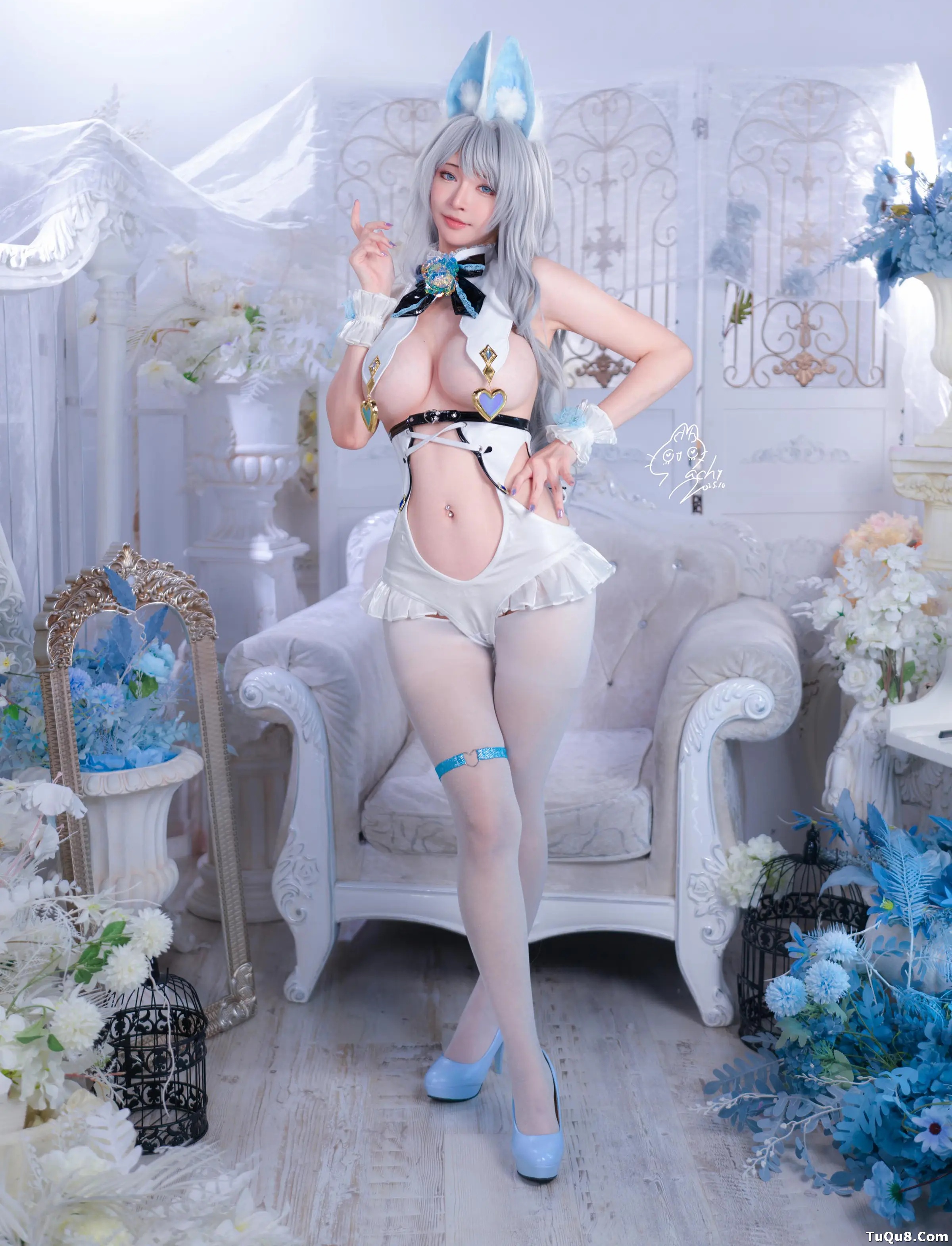 Coser美女_Machi马吉_No.022 &ndash; 白兔Machi 完全版 [82P]Xiuren秀人写真高清美女套图写真下载-看套图看套图