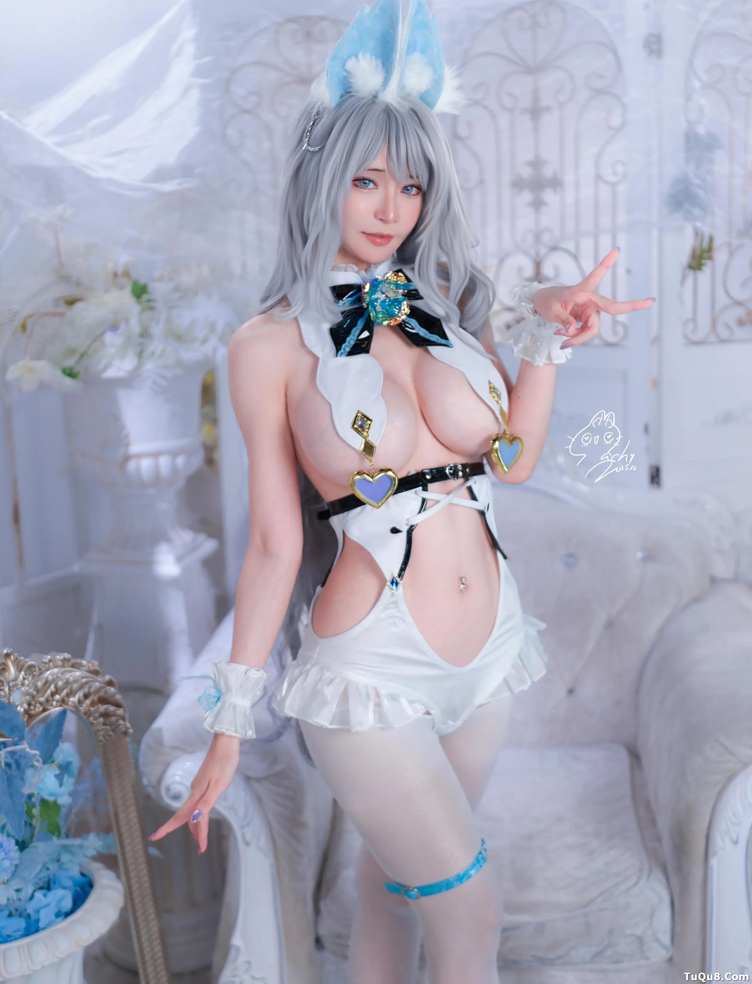 Coser美女_Machi马吉_No.022 &ndash; 白兔Machi 完全版 [82P]Xiuren秀人写真高清美女套图写真下载-看套图看套图