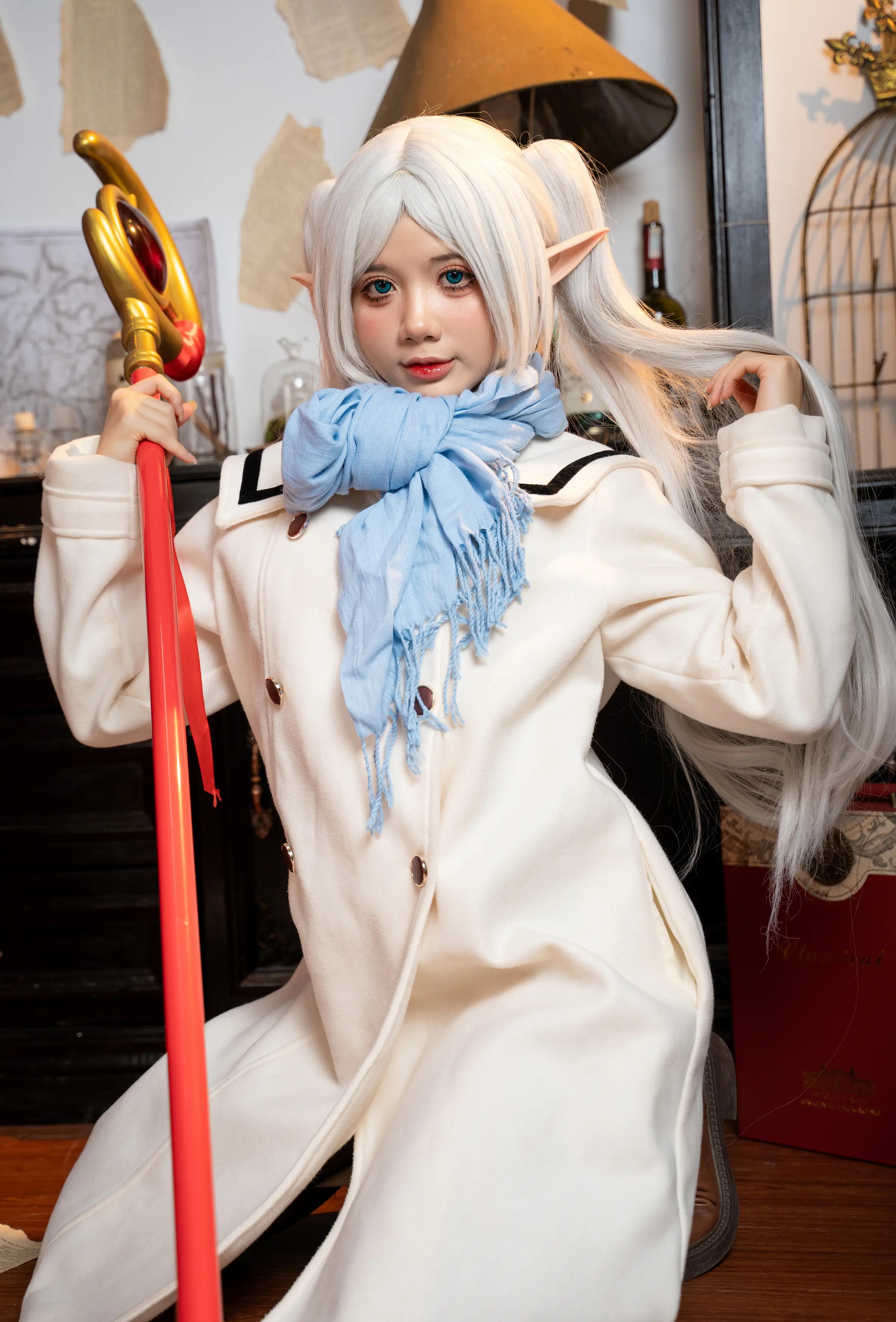 越南Coser美女_PoppaChan_No.066 &ndash; Frieren Winter [141P]Xiuren秀人写真高清美女套图写真下载-看套图看套图