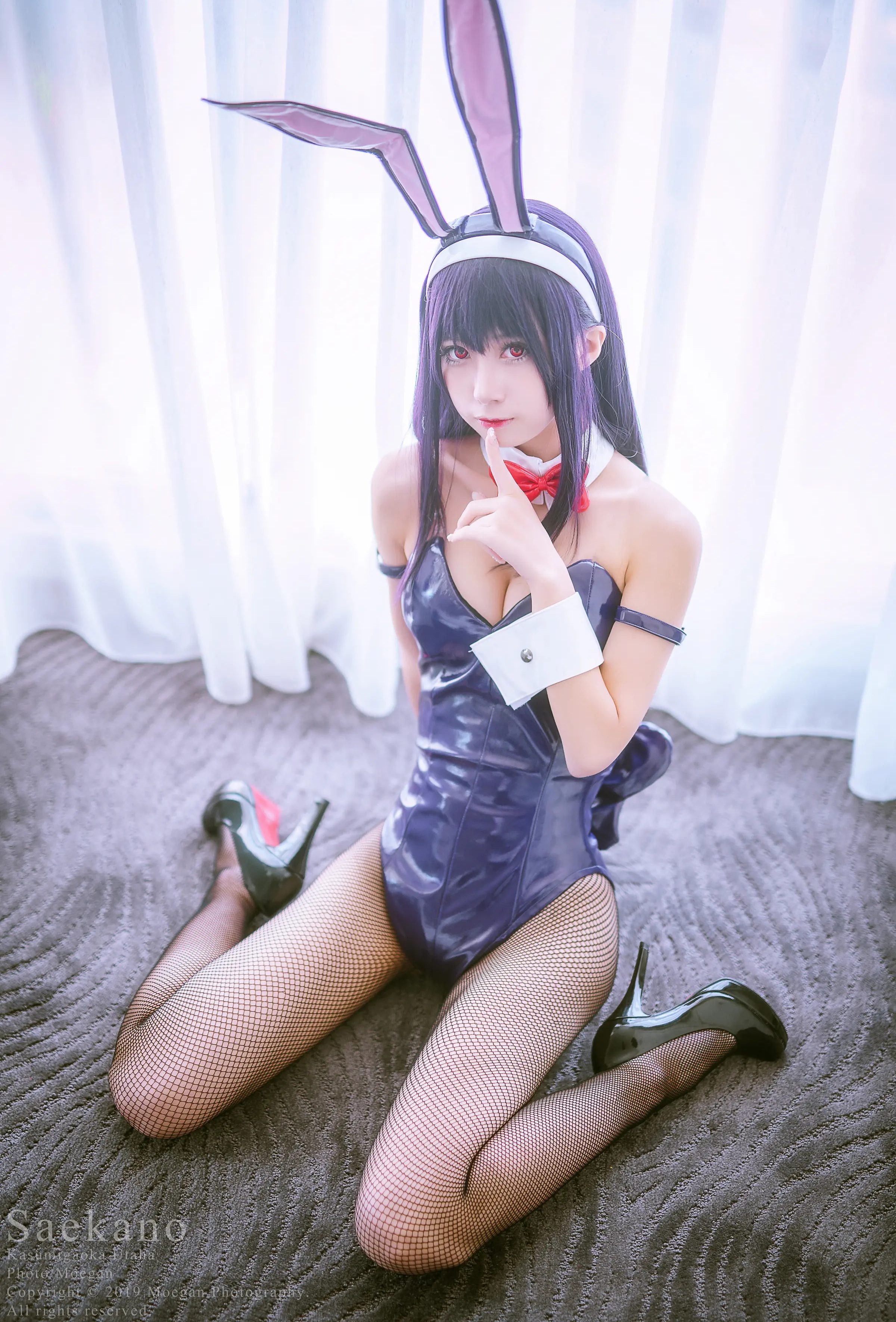 台湾Coser美女_沖田凜花Rinka_No.037 &ndash; 霞之丘诗羽 bunny suit ver [12P]Xiuren秀人写真高清美女套图写真下载-看套图看套图