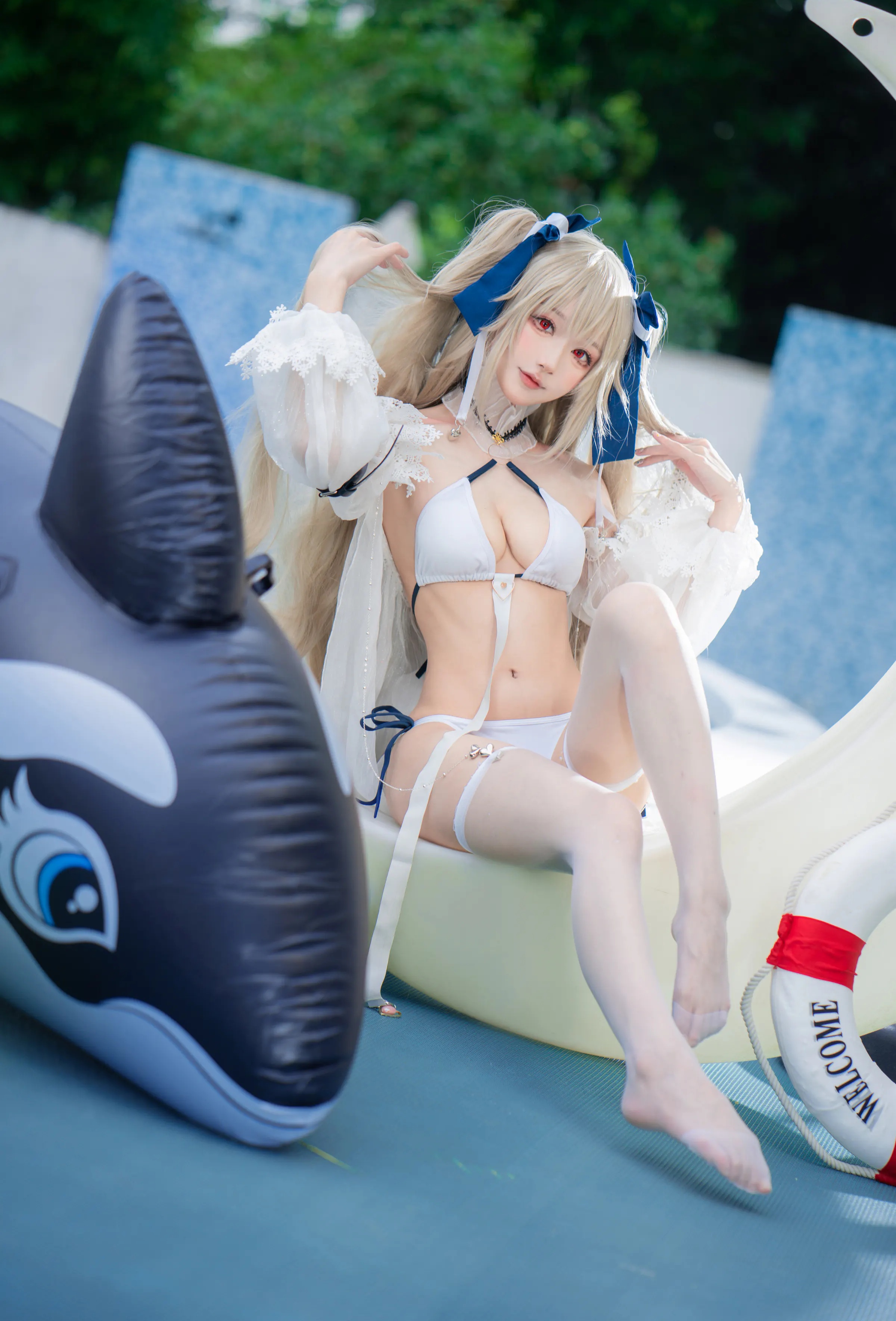 动漫博主_阿包也是兔娘_No.079 &ndash; 安克雷奇泳装 主题写真 [36P]Xiuren秀人写真高清美女套图写真下载-看套图看套图