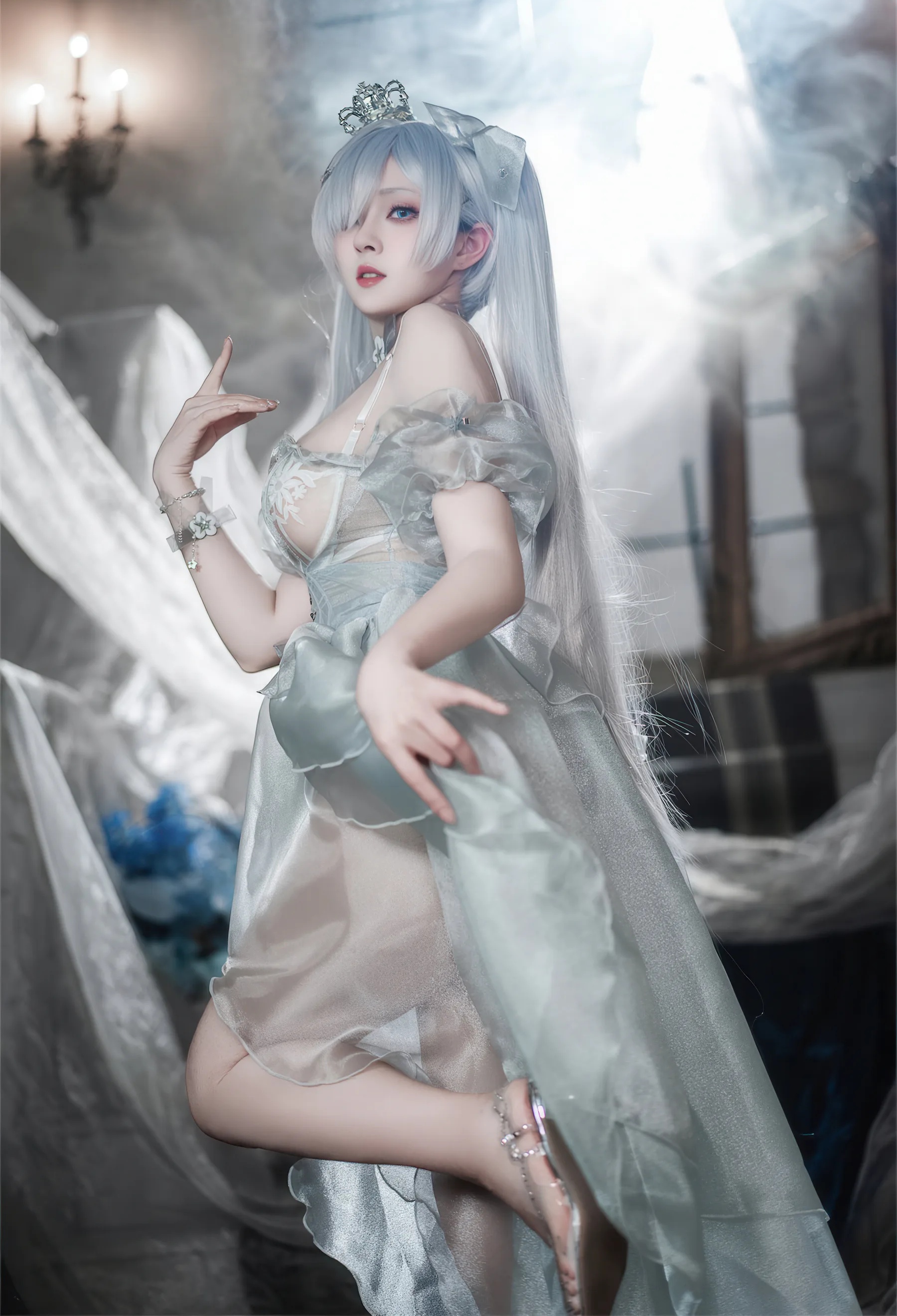 网络美女_Natsuko夏夏子_No.089 灰姑娘水晶公主Cinderella [95P]Xiuren秀人写真高清美女套图写真下载-看套图看套图
