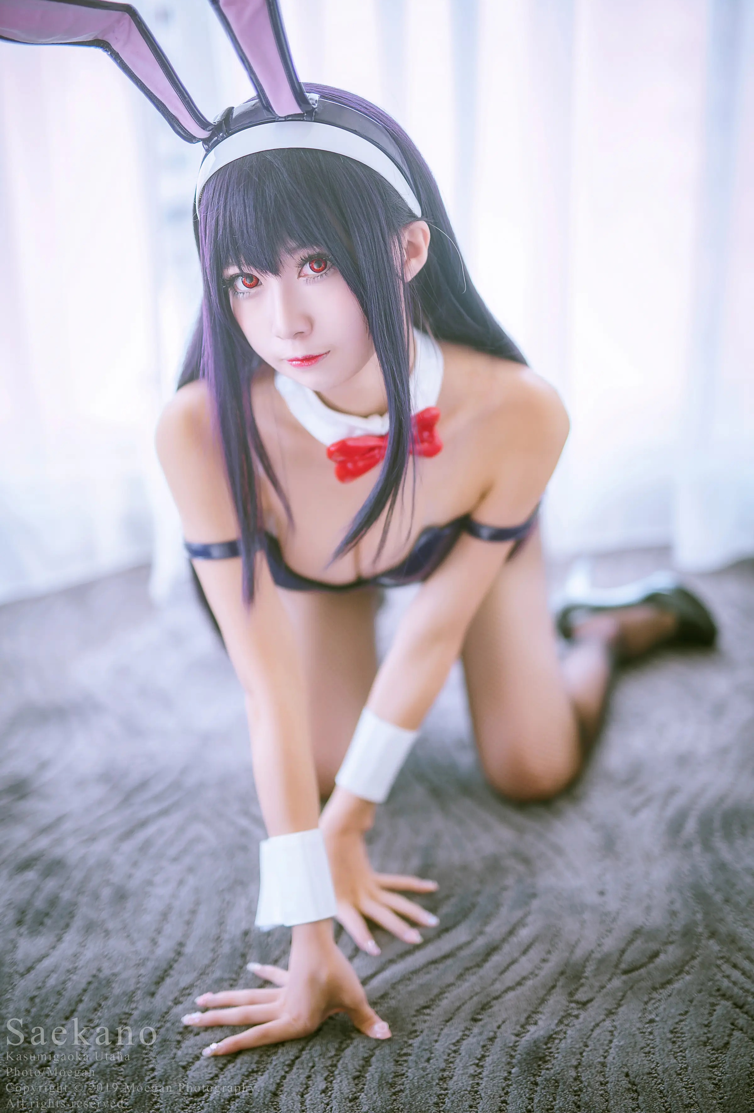 台湾Coser美女_沖田凜花Rinka_No.037 &ndash; 霞之丘诗羽 bunny suit ver [12P]Xiuren秀人写真高清美女套图写真下载-看套图看套图