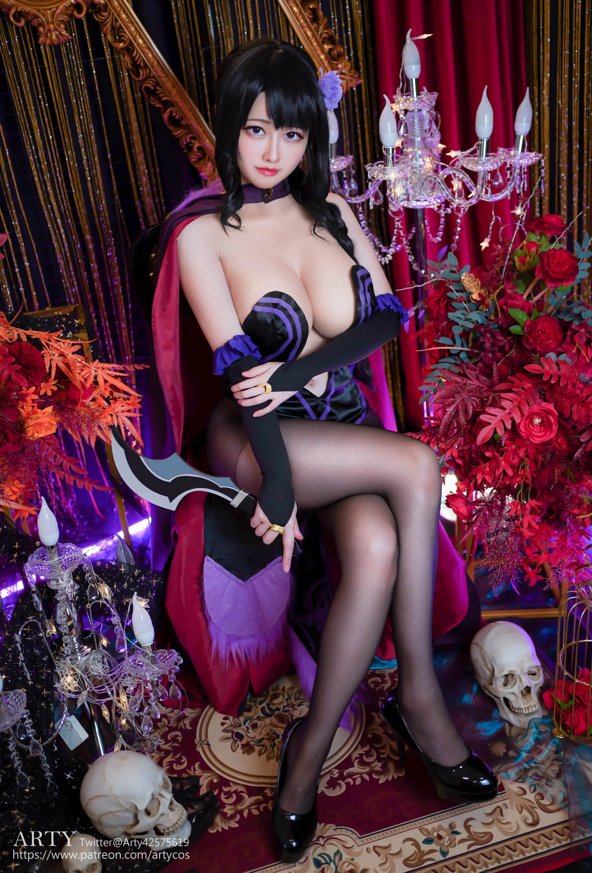 台湾Coser美女_Arty亚缇_No.087 &ndash; RE：从零开始的异世界生活 (猎肠者) [32P]Xiuren秀人写真高清美女套图写真下载-看套图看套图