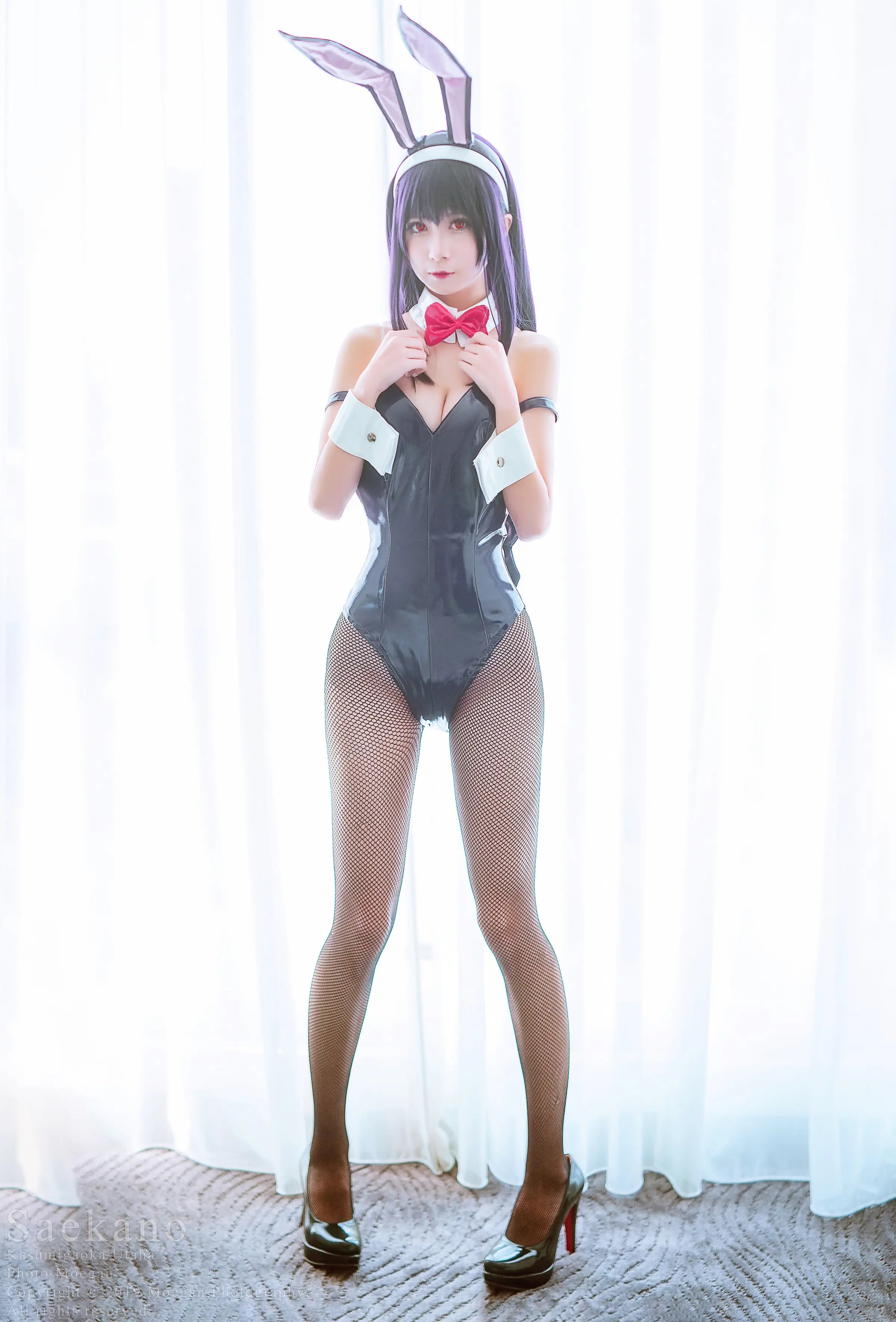 台湾Coser美女_沖田凜花Rinka_No.037 &ndash; 霞之丘诗羽 bunny suit ver [12P]Xiuren秀人写真高清美女套图写真下载-看套图看套图