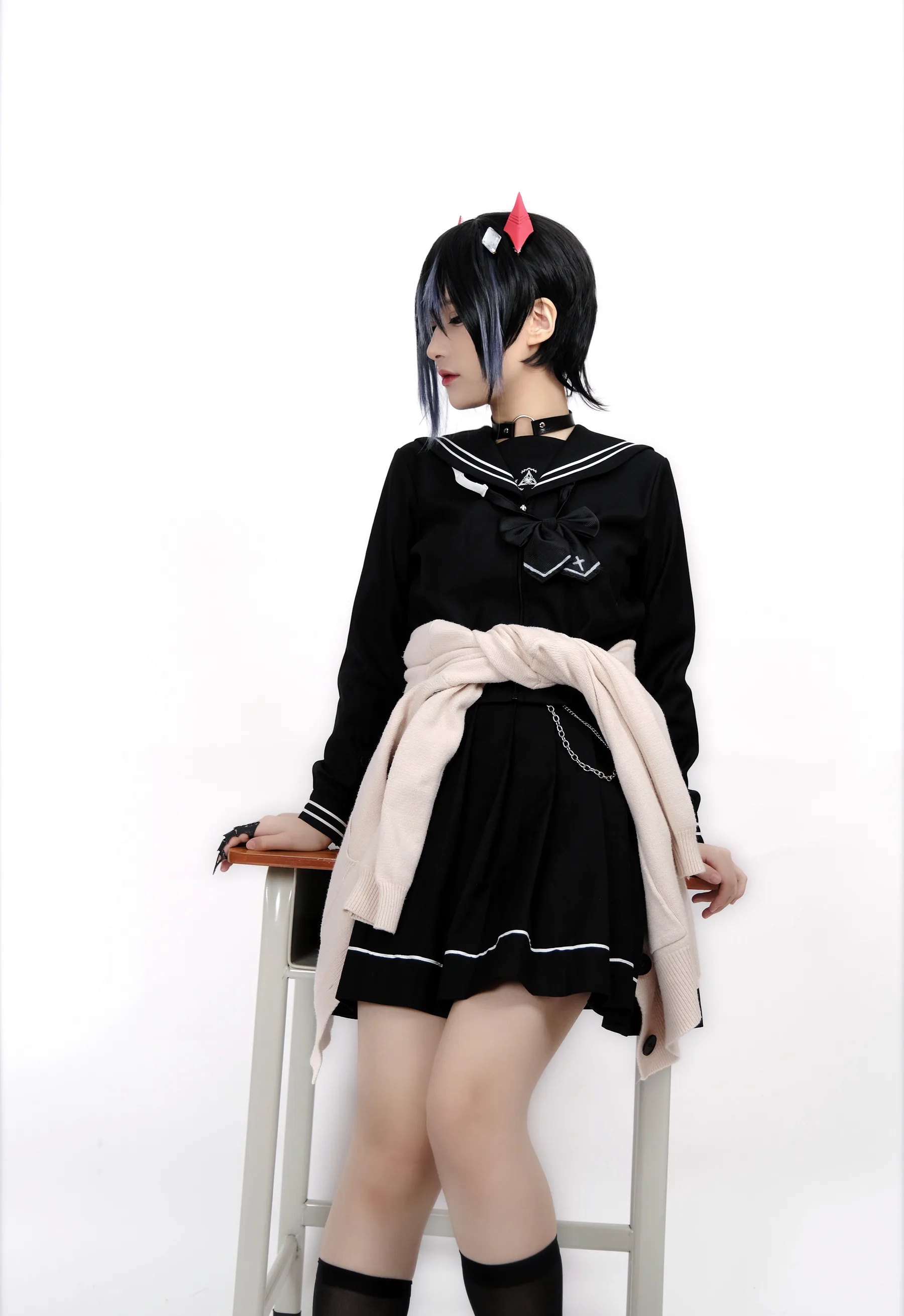 颜值博主_幼愛Youmeko_No.010 &ndash; 胡滕JK 主题写真 [41P]Xiuren秀人写真高清美女套图写真下载-看套图看套图