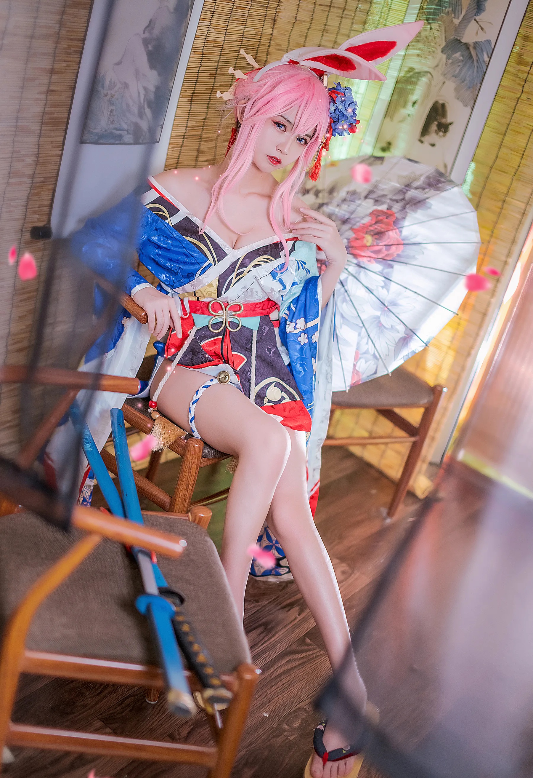 动漫博主_鳗鱼霏儿_No.086 八重樱花魁 主题写真 [12P]Xiuren秀人写真高清美女套图写真下载-看套图看套图
