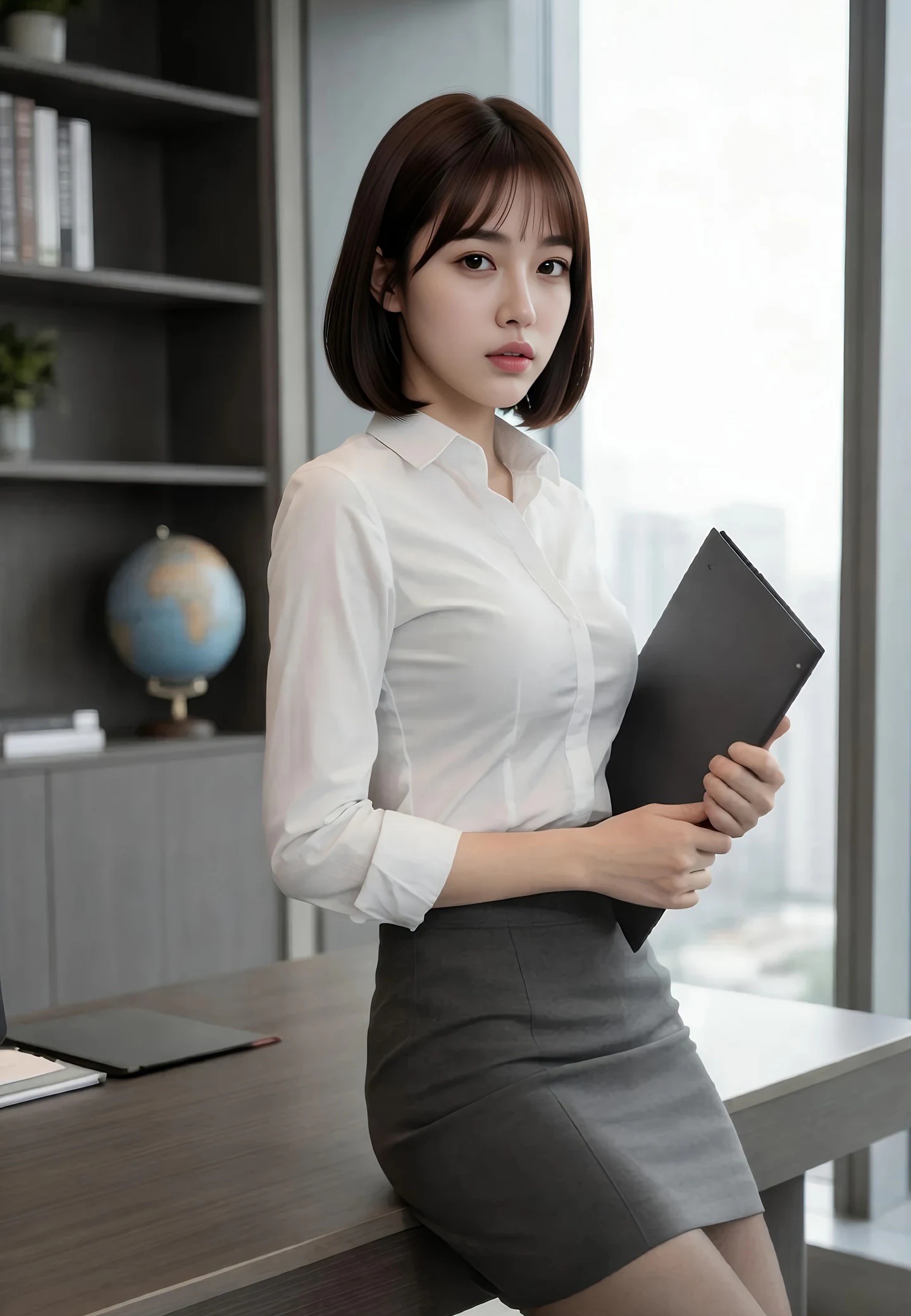 AIG美女_No.522_小乔不乔_性感白衬衫 主题写真 [73+1P]Xiuren秀人写真高清美女套图写真下载-看套图看套图