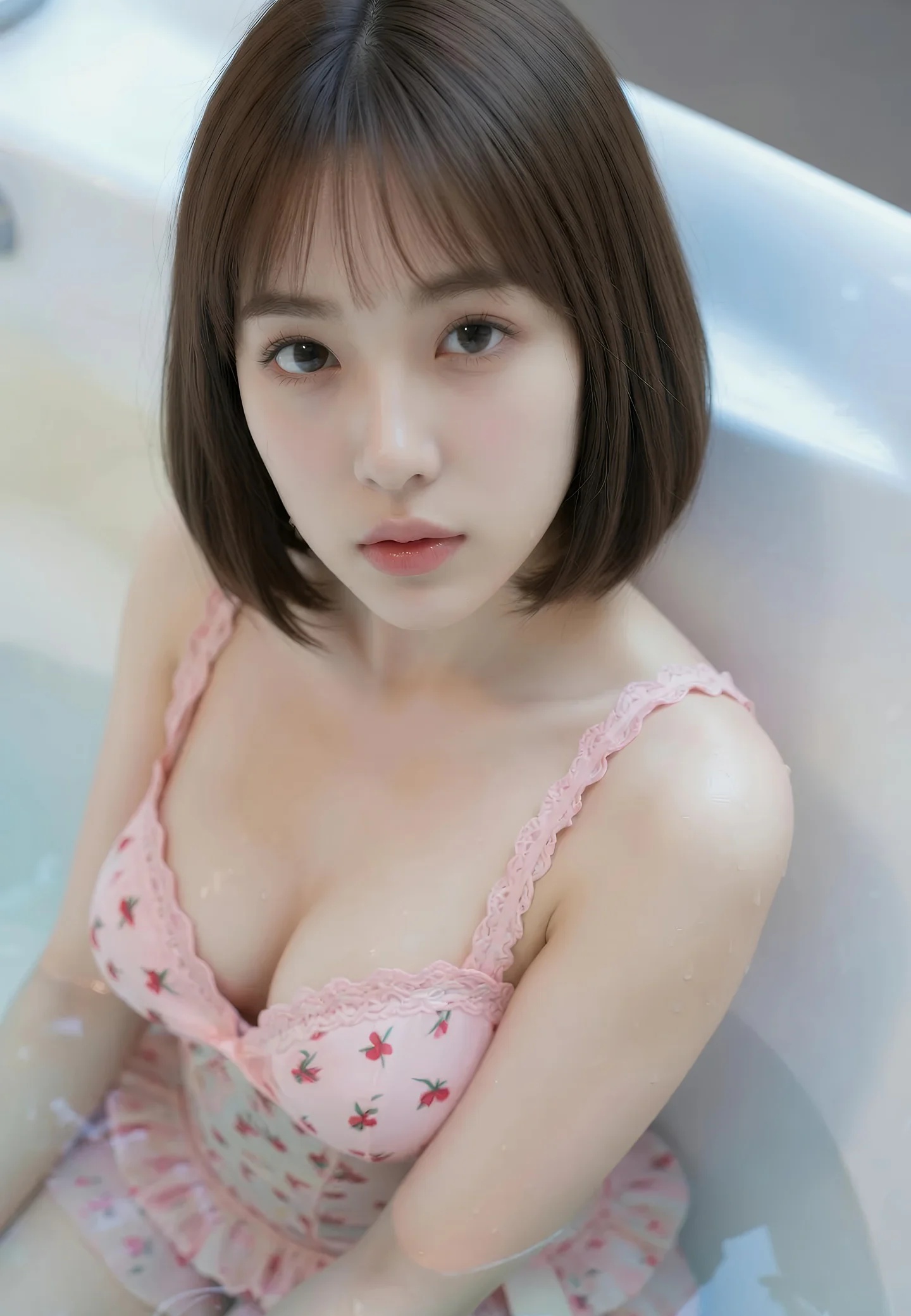 AIG美女_No.467_小乔不乔_粉色睡裙 主题写真 [95+1P]Xiuren秀人写真高清美女套图写真下载-看套图看套图