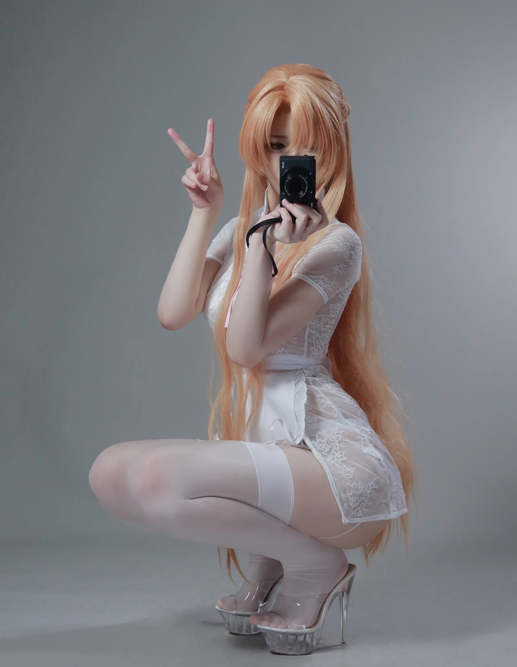 颜值博主_幼愛Youmeko_No.036 &ndash; 刀剑神域 亚丝娜&middot;中华女仆 [42P]Xiuren秀人写真高清美女套图写真下载-看套图看套图