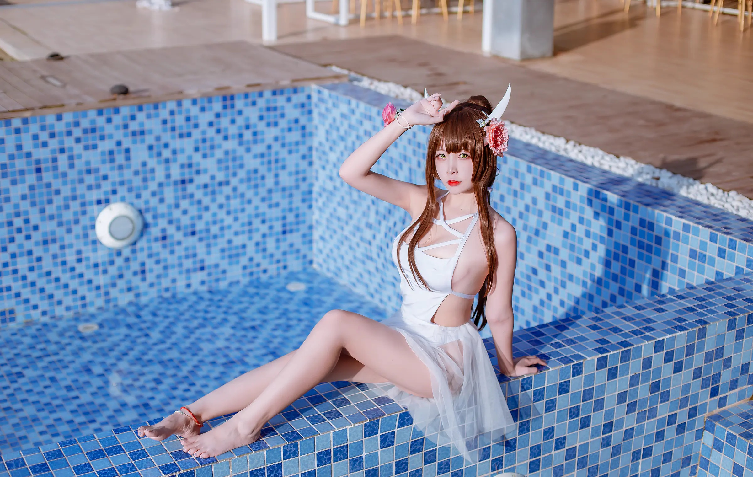 Coser美女_二佐nisa_No.113 &ndash; 碧蓝航线 鲟泳装 主题写真 [9P]Xiuren秀人写真高清美女套图写真下载-看套图看套图