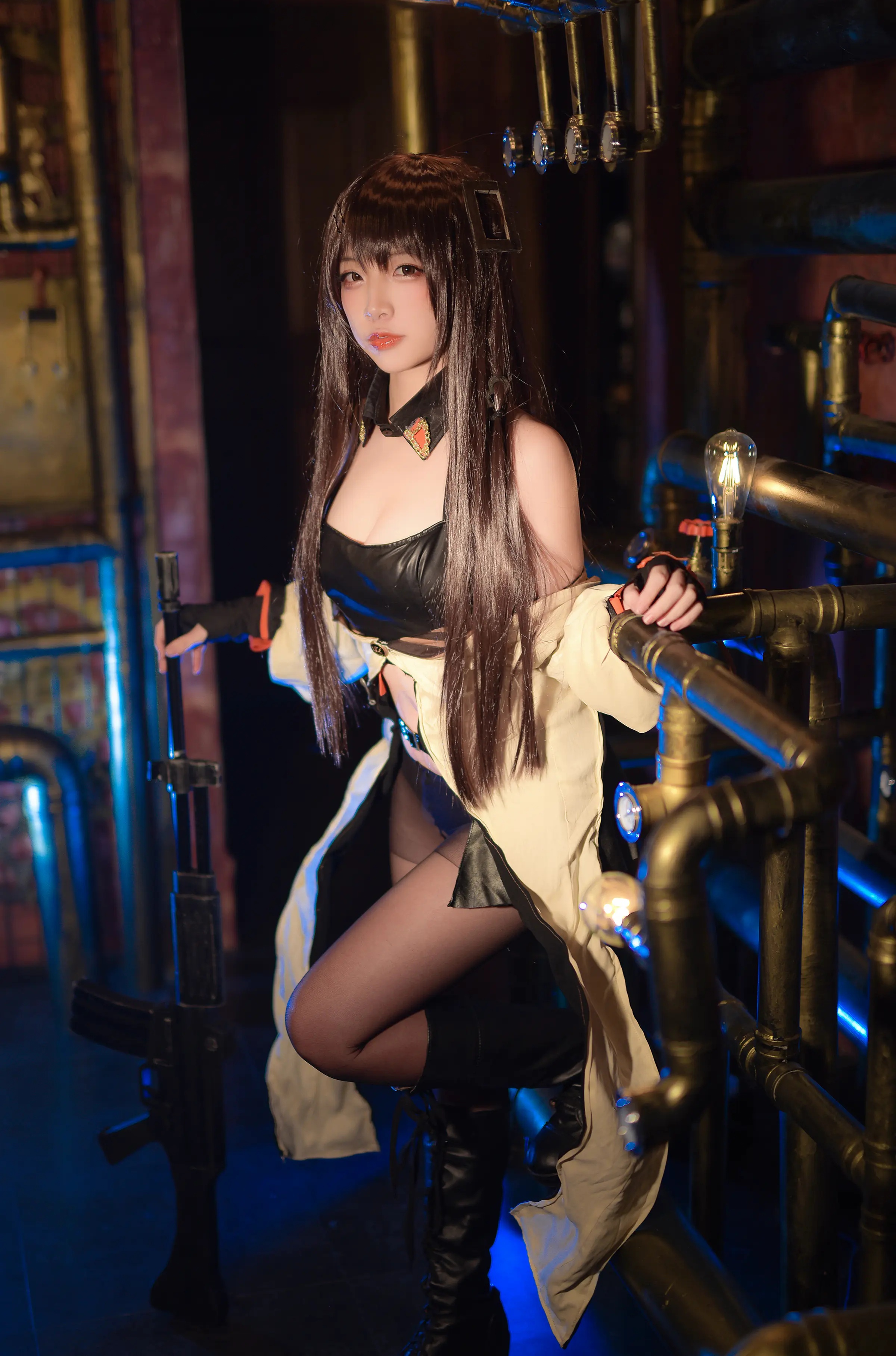 Coser美女_二佐nisa_No.099 &ndash; 少女前线k2 主题写真 [45P]-看套图