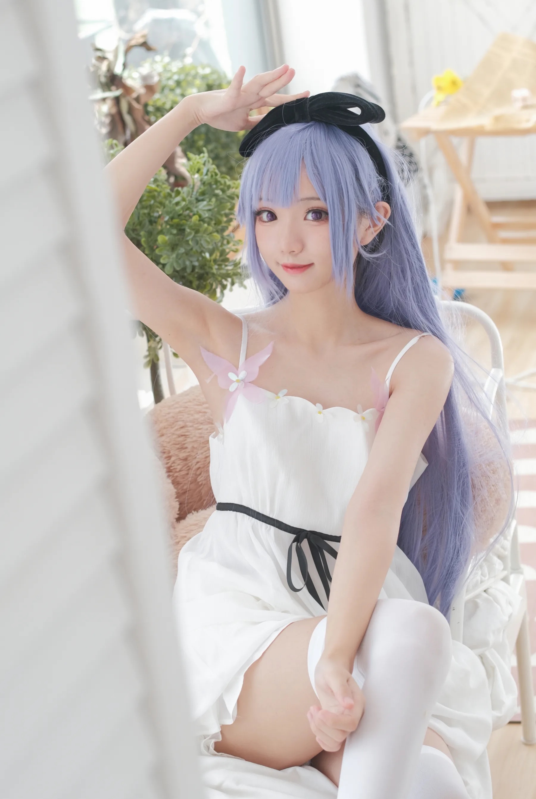 动漫博主_花柒hana_No.008 &ndash; 独角兽清凉阅读时光 [20P]Xiuren秀人写真高清美女套图写真下载-看套图看套图