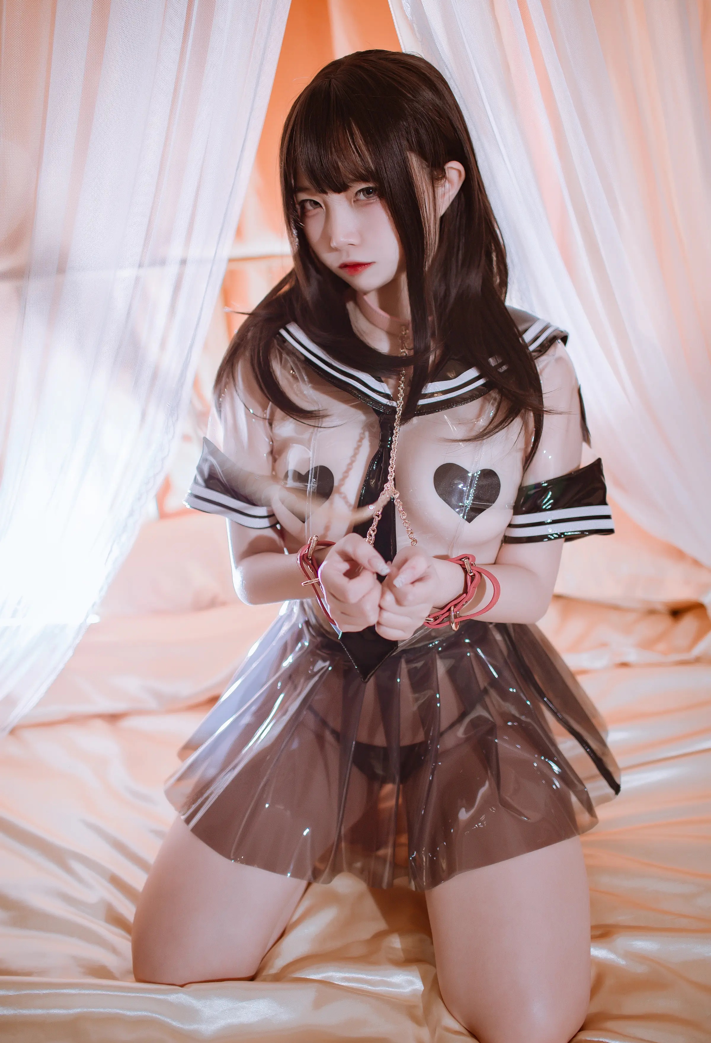 Coser美女_二佐nisa_No.129 &ndash; 私房透明JK 主题写真 [40P]-看套图