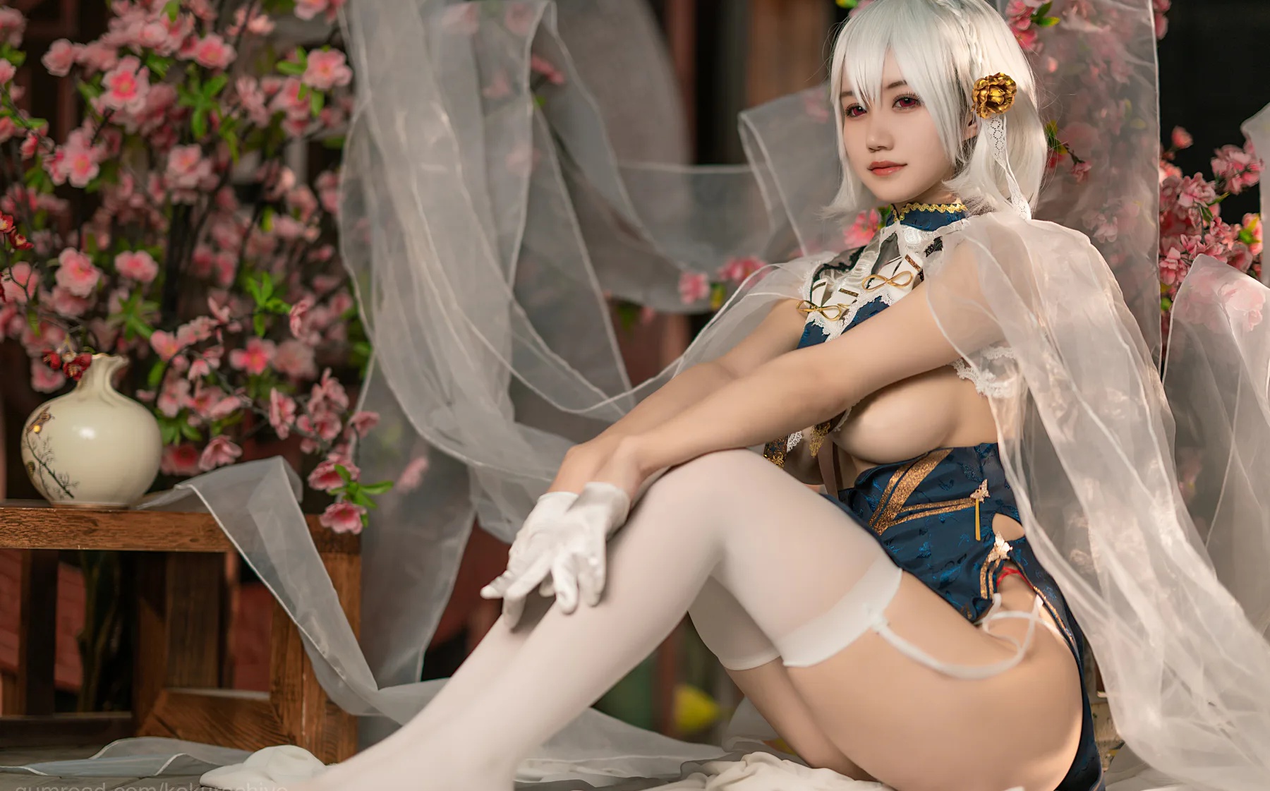 二次元博主_小仓千代w_No.022 天狼星旗袍 主题写真 [20P]-看套图