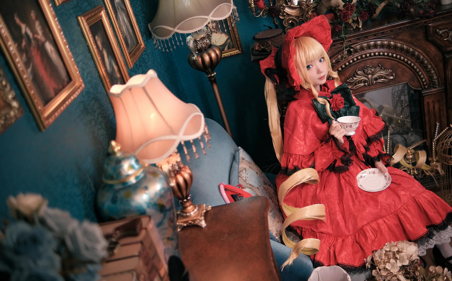 动漫博主_花柒hana_No.018 &ndash; 蔷薇少女真红 主题写真 [13P]Xiuren秀人写真高清美女套图写真下载-看套图看套图