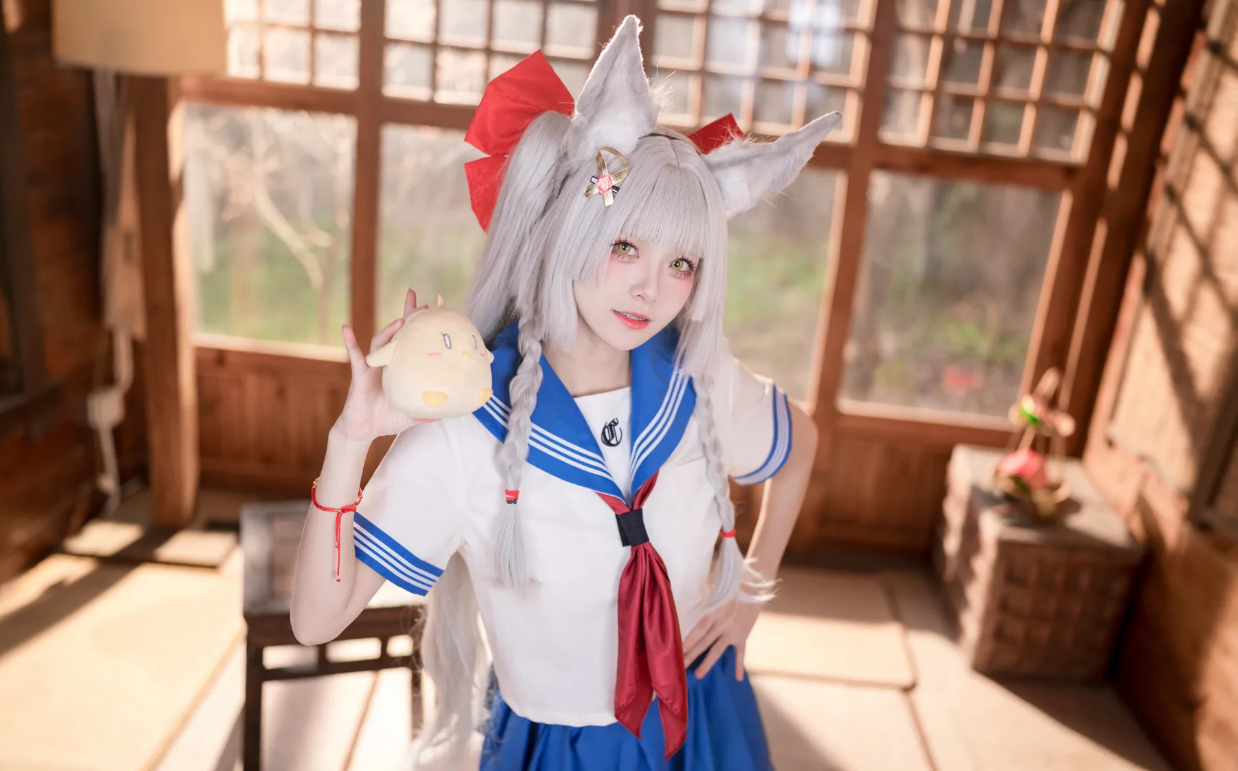 人气Coser美女_九柒喵_No.022 朝凪 JK (碧蓝航线) 主题写真 [37P]Xiuren秀人写真高清美女套图写真下载-看套图看套图