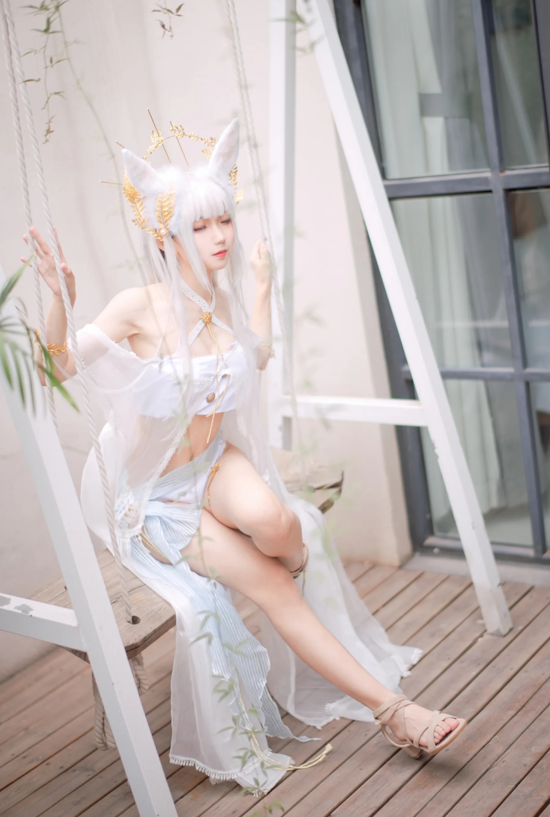 动漫博主_花柒hana_No.006 &ndash; 白金cos泳装 主题写真 [18P]Xiuren秀人写真高清美女套图写真下载-看套图看套图