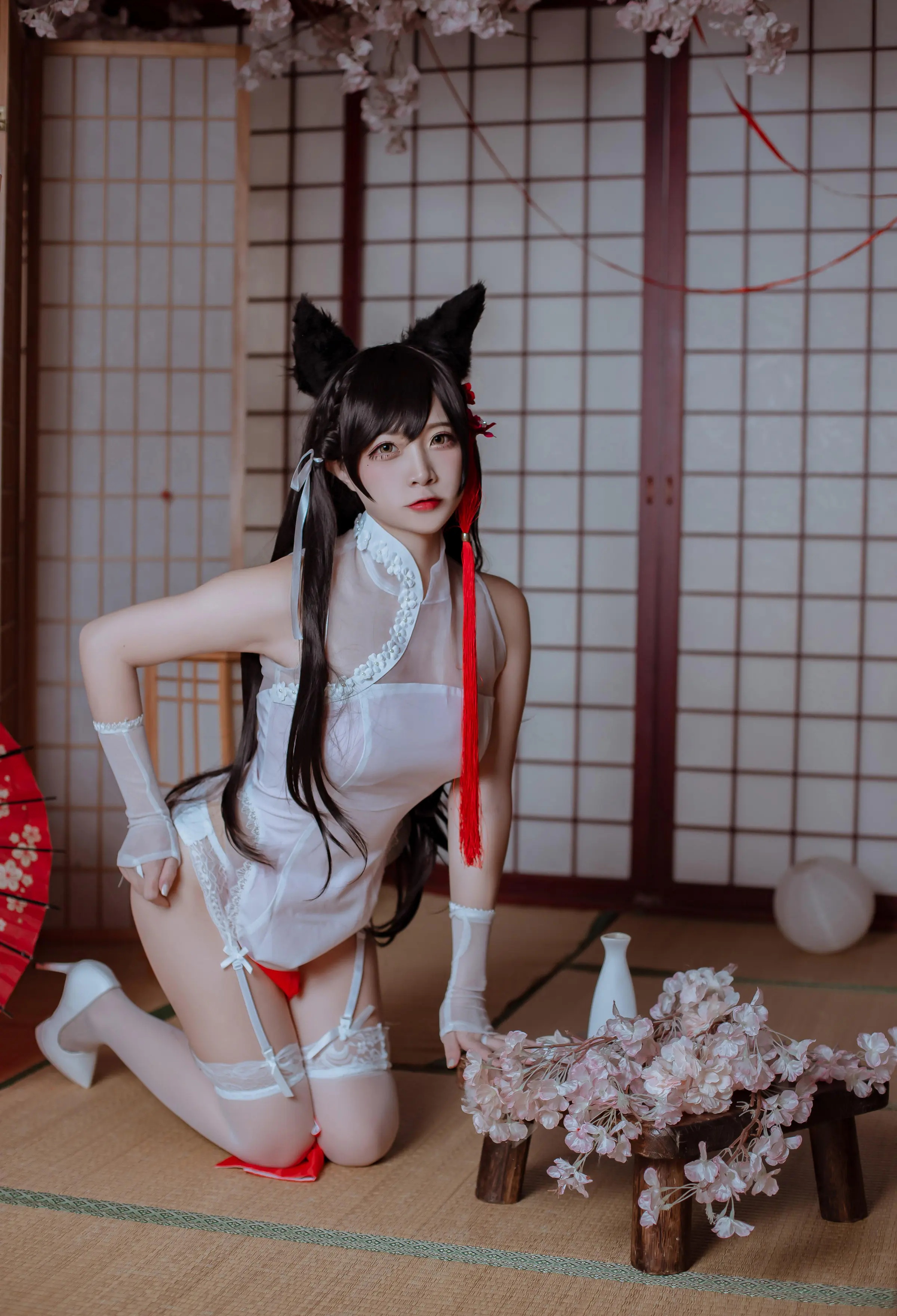 Coser美女_二佐nisa_No.183 &ndash; 犬之眷 碧蓝航线 爱宕 旗袍 [18P]-看套图