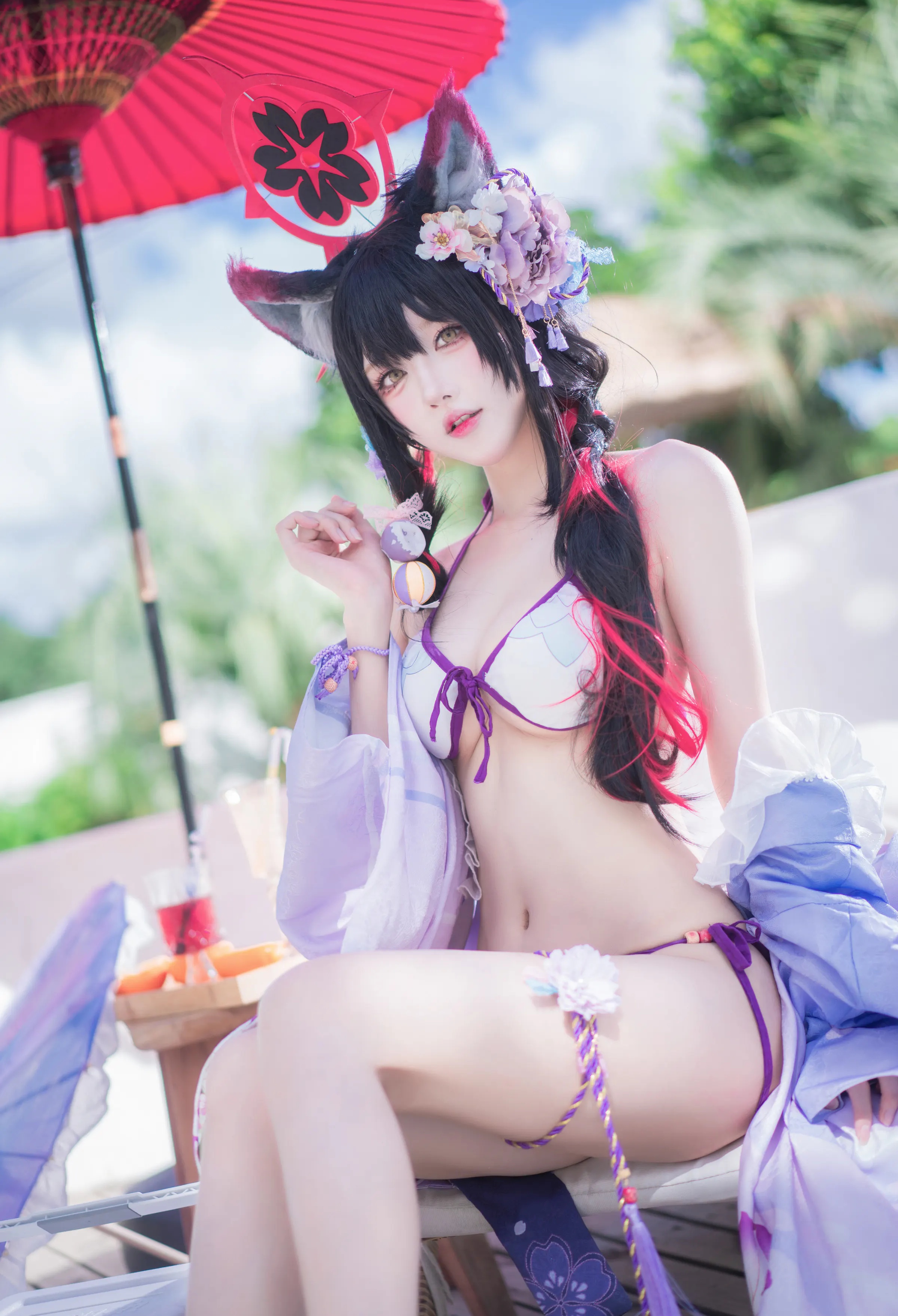 动漫博主_阿包也是兔娘_No.107 &ndash; 若藻水着 主题写真 [32P]Xiuren秀人写真高清美女套图写真下载-看套图看套图