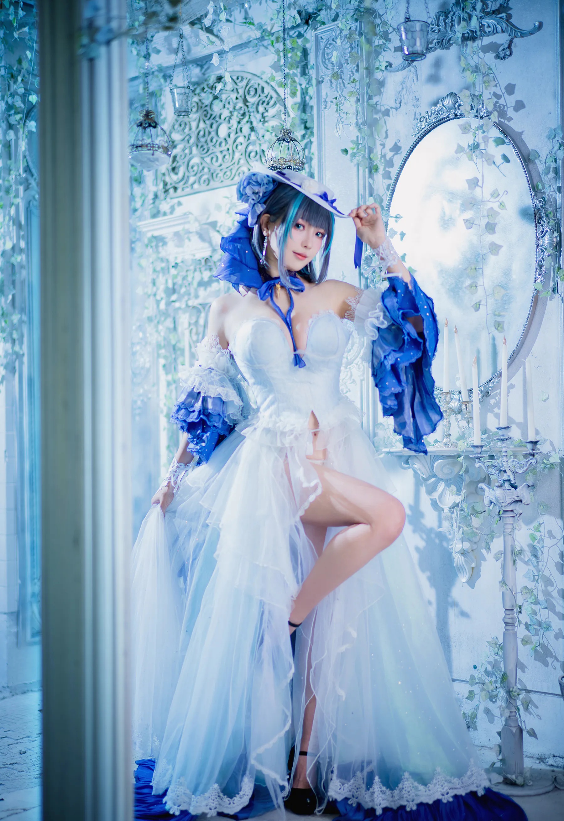 Coser妹子_ElyEE子_No.114 Cheshire Dress柴郡禮服 [25P]-看套图