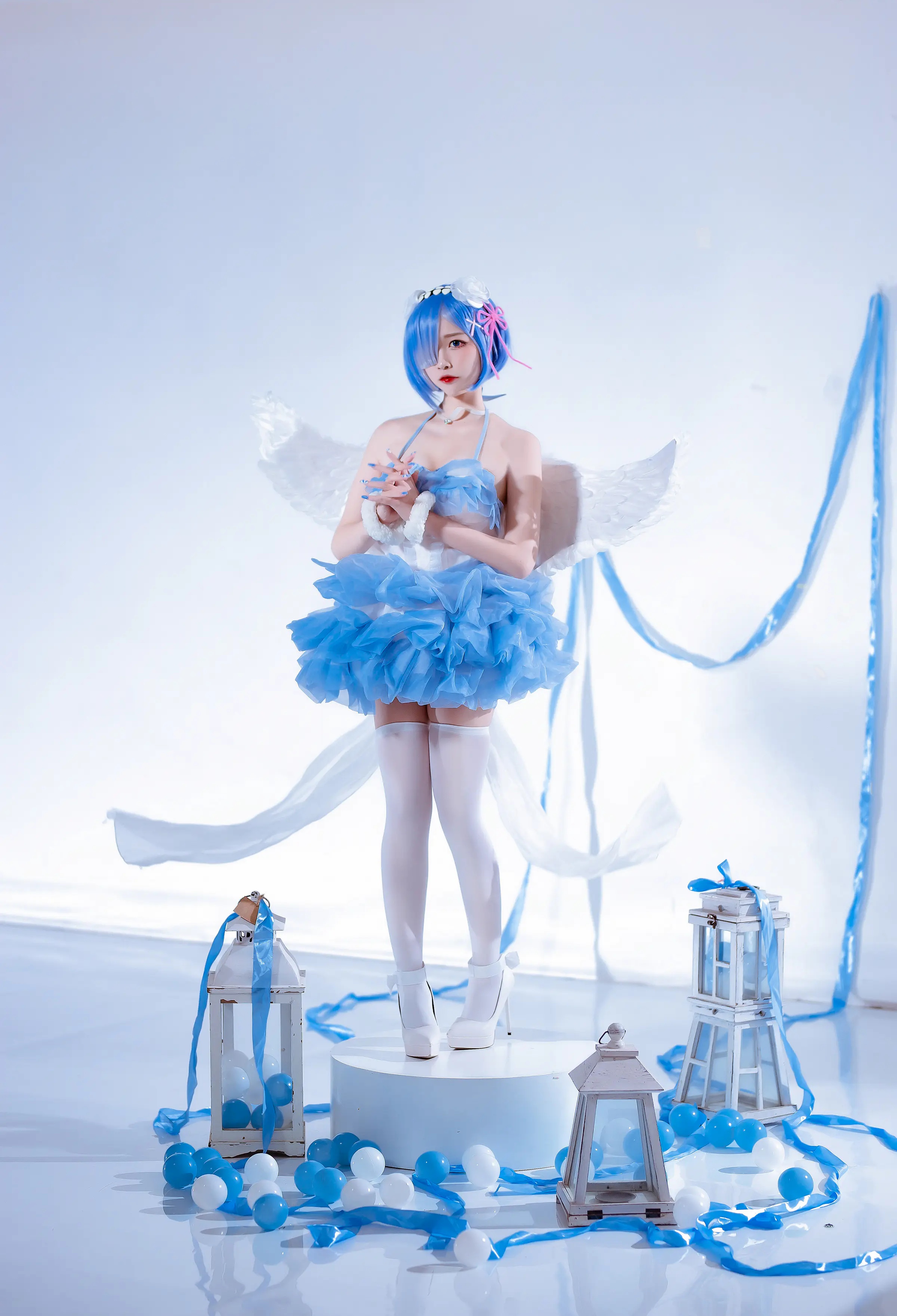 Coser美女_二佐nisa_No.124 &ndash; 蕾姆天使 主题写真 [15P]Xiuren秀人写真高清美女套图写真下载-看套图看套图