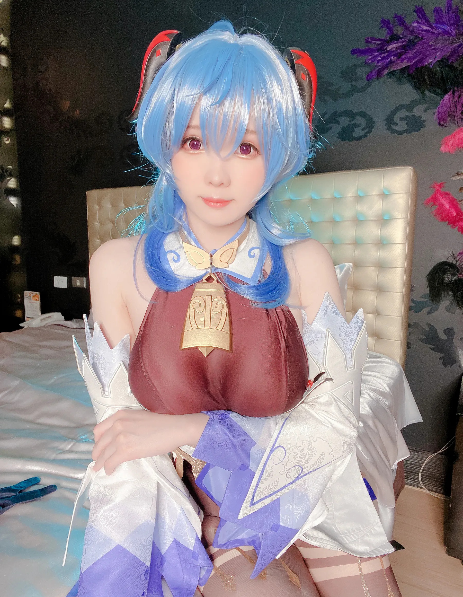 Coser美女_霜月shimo_No.100 &ndash; Ganyu 主题写真 [12P]Xiuren秀人写真高清美女套图写真下载-看套图看套图