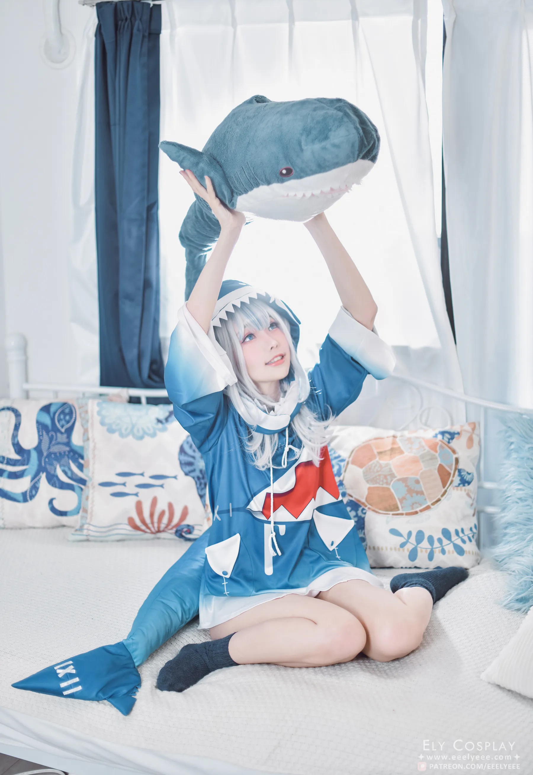 图片[5]-Coser妹子_ElyEE子_No.070 噶呜&middot;古拉(小鲨鲨) 主题写真 [44P]-Coser网络美女论坛-免费套图-看套图