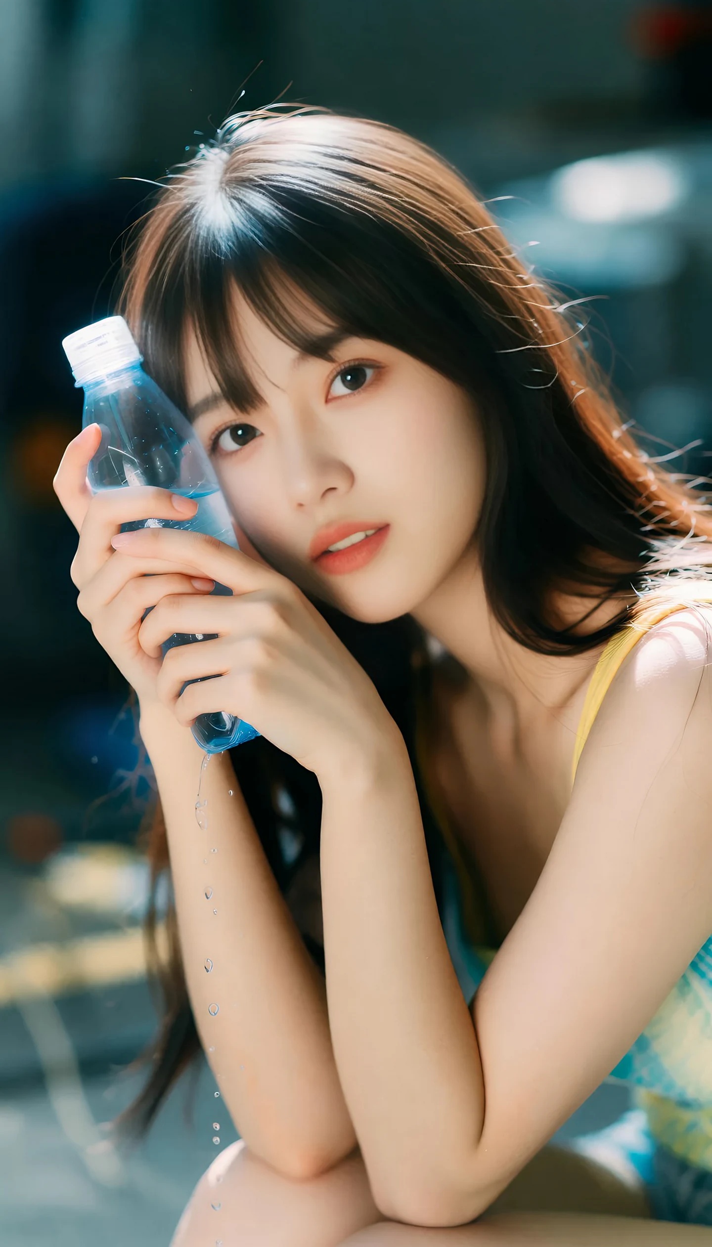 AIG美女_No.441_茗梓_黄色低胸上衣 主题写真 [80+1P]Xiuren秀人写真高清美女套图写真下载-看套图看套图
