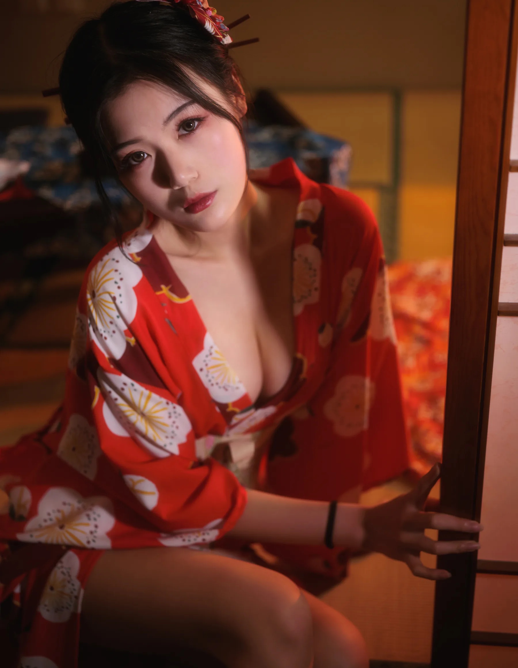 二次元博主_一米八的大梨子_No.021 居酒屋 主题写真 [19P]-看套图
