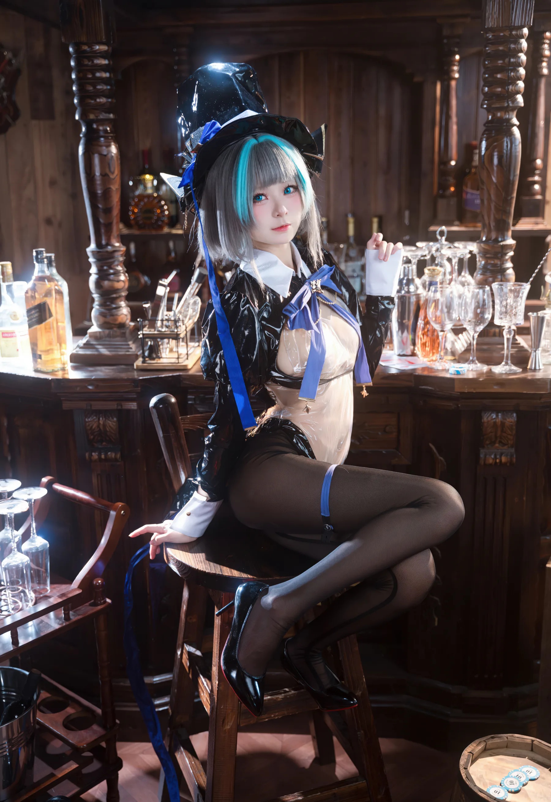 人气Coser美女_九柒喵_No.038 碧蓝航线 柴郡兔女郎 [58P]-看套图