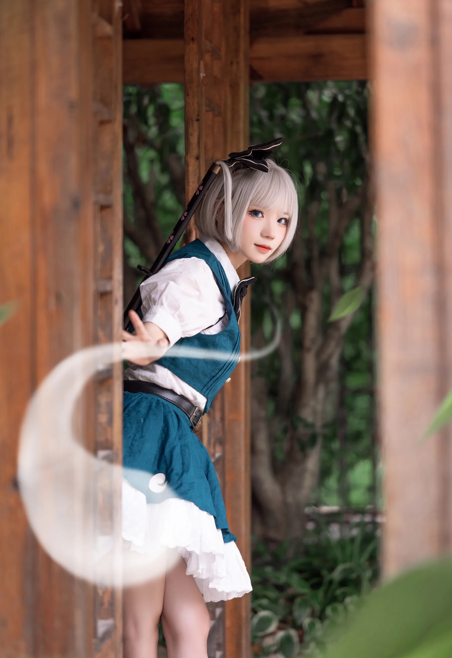 动漫博主_花柒hana_No.024 &ndash; 魂魄妖梦cos夏版 主题写真 [15P]Xiuren秀人写真高清美女套图写真下载-看套图看套图