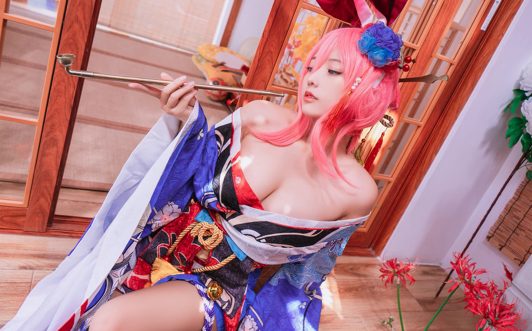 华裔Coser美女_Messie Huang_No.045 &ndash; Yae Sakura Honkai Impact 3rd [37P]Xiuren秀人写真高清美女套图写真下载-看套图看套图