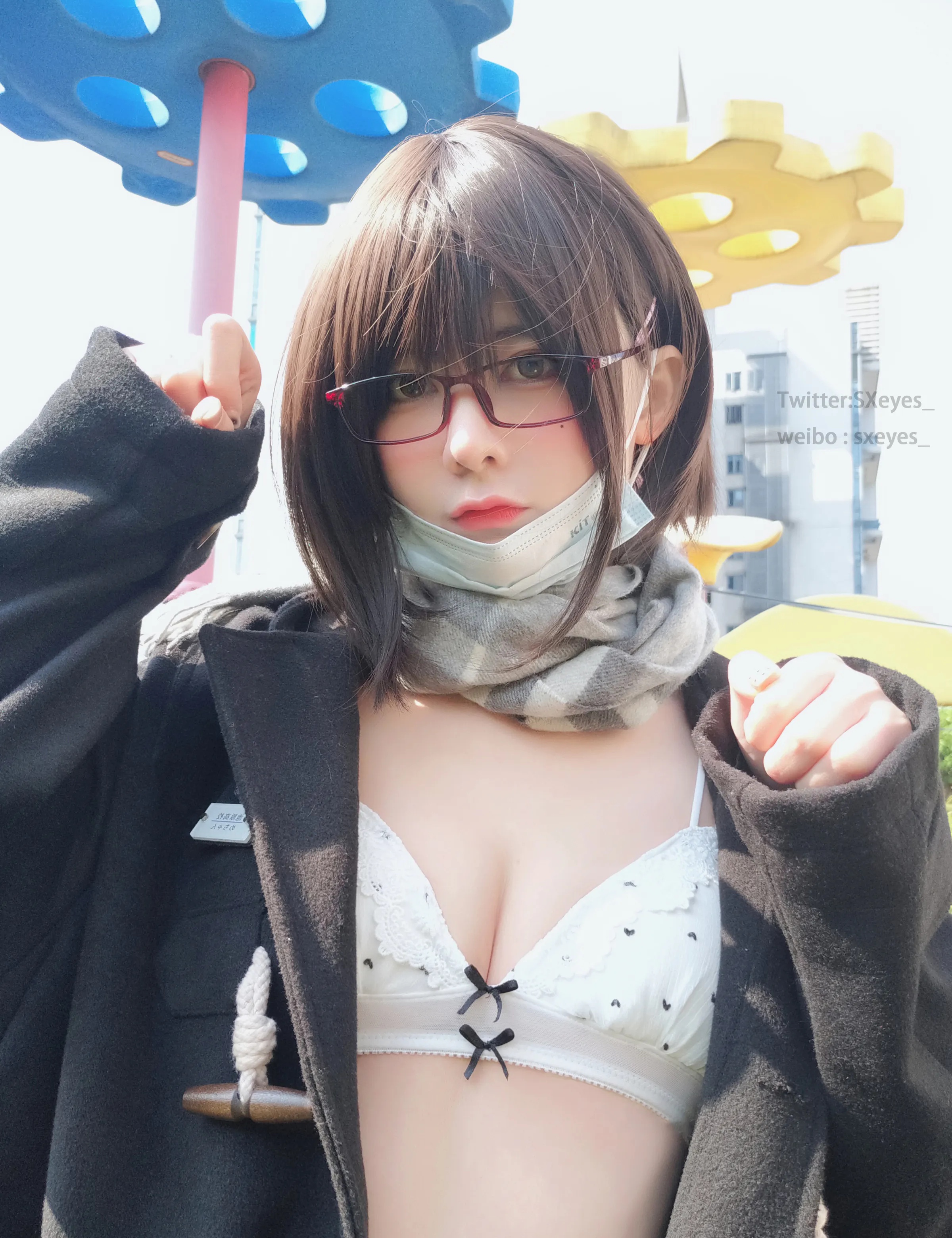 Coser美女_眼酱大魔王w_No.057 &ndash; 室外jk 主题写真 [22P]Xiuren秀人写真高清美女套图写真下载-看套图看套图