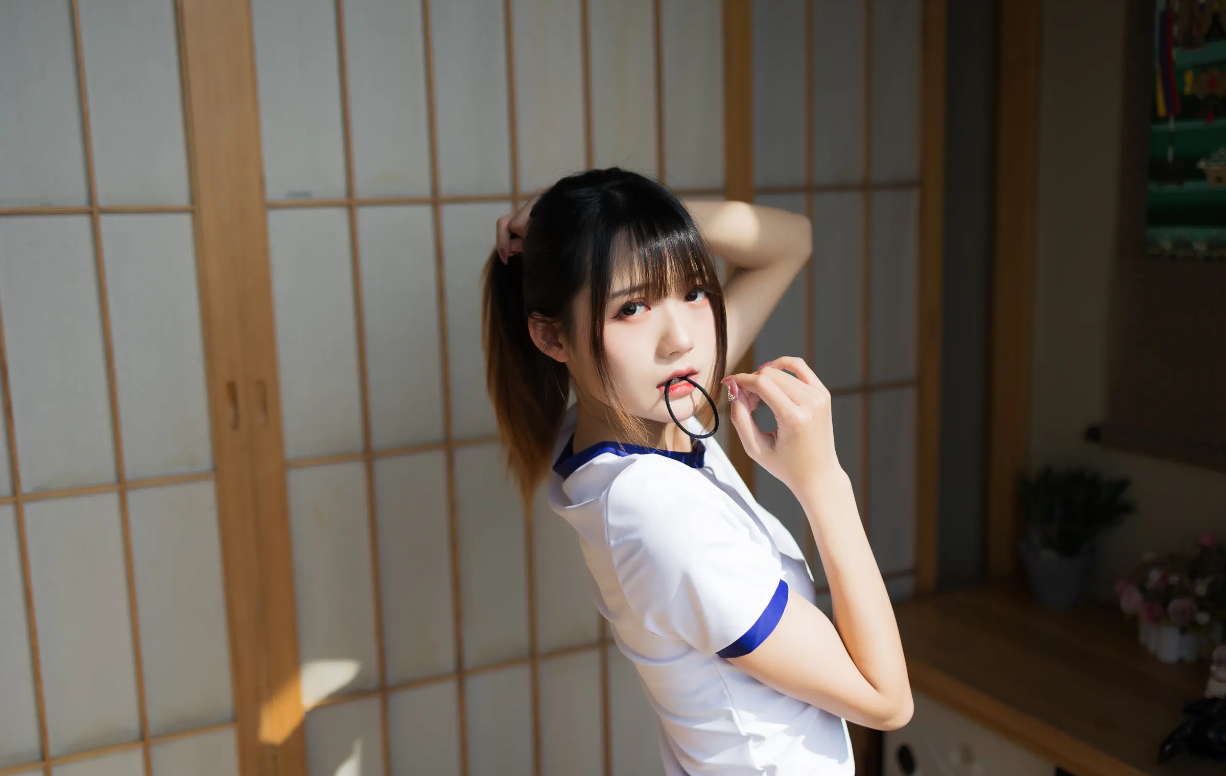 颜值博主_兔子Zzz不吃胡萝卜_No.052 &ndash; 体操服少女 主题写真 [36P]Xiuren秀人写真高清美女套图写真下载-看套图看套图
