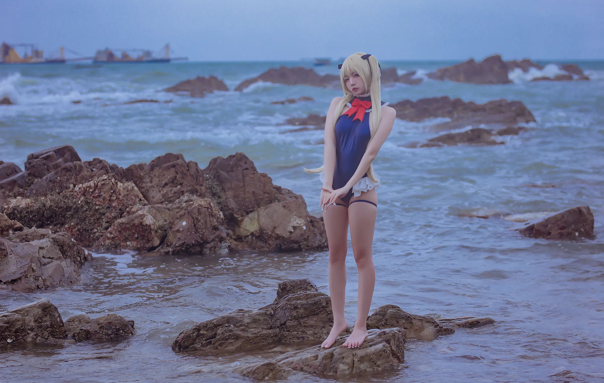 Coser美女_二佐nisa_No.118 &ndash; 碧蓝航线 玛丽罗斯泳装 主题写真 [13P]Xiuren秀人写真高清美女套图写真下载-看套图看套图
