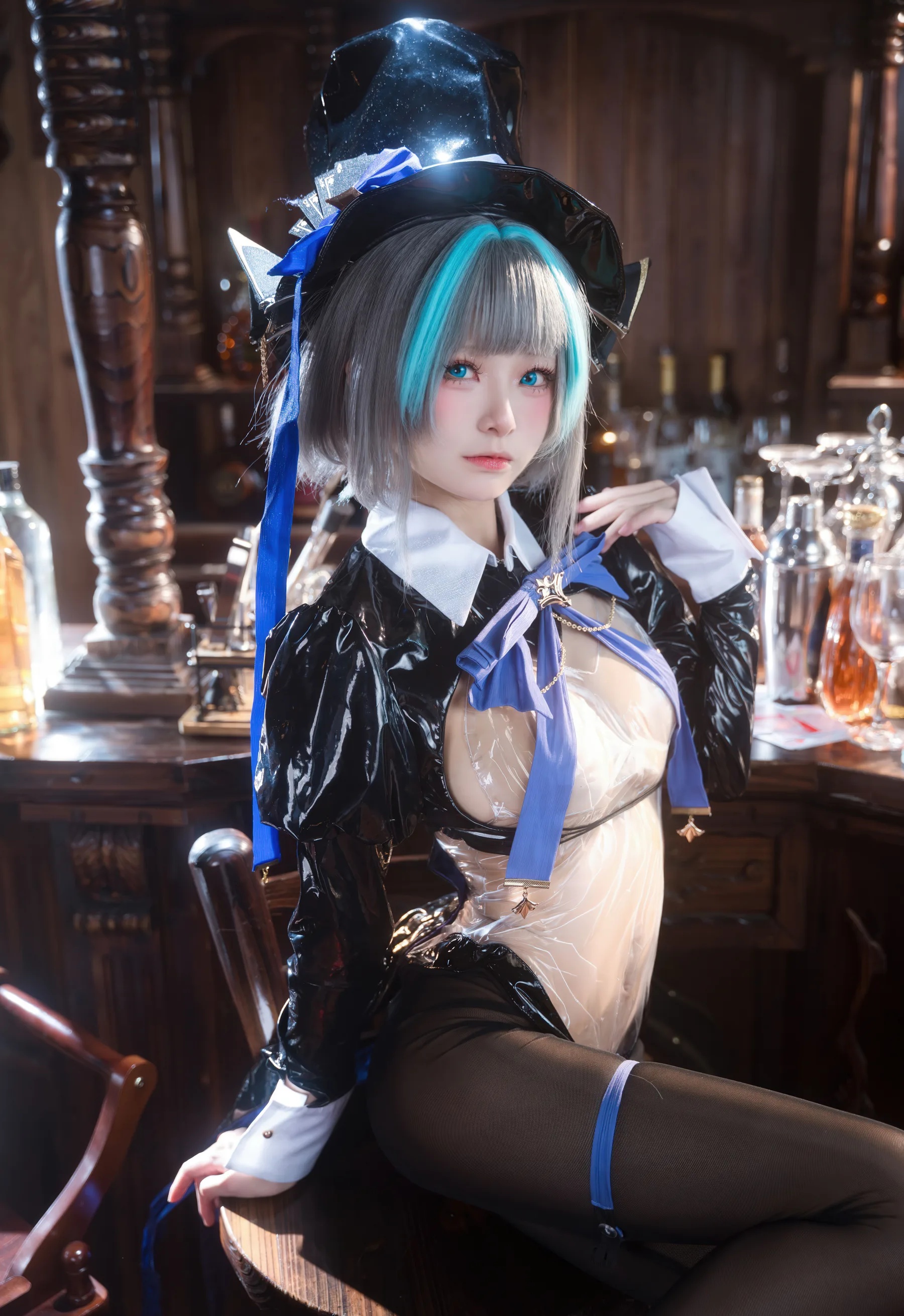 人气Coser美女_九柒喵_No.038 碧蓝航线 柴郡兔女郎 [58P]-看套图
